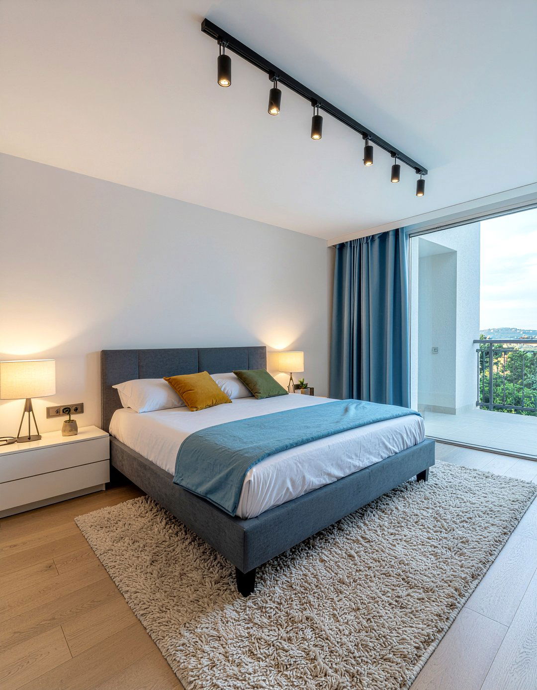 Contemporary track lighting bedroom - 30 bedroom track lighting ideas