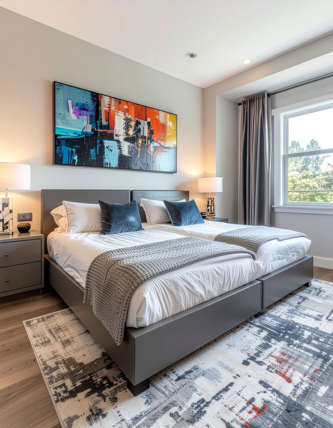 Contemporary twin bedroom set - 30 twin bedroom sets