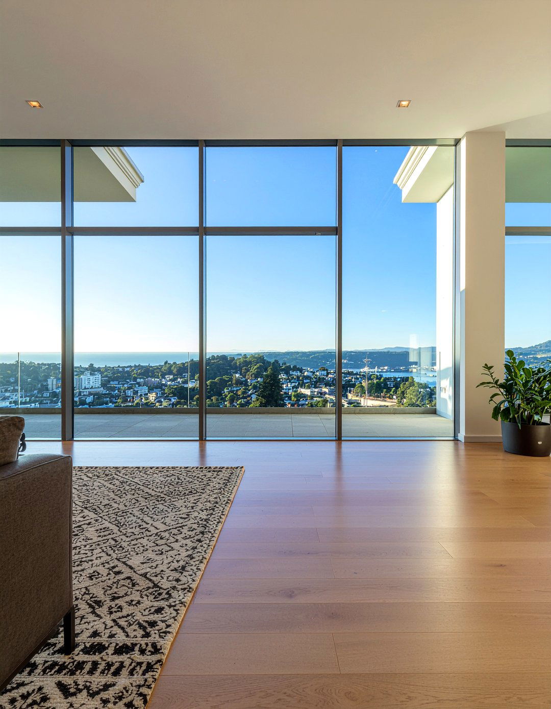 Contemporary window wall - 30 living room floor to ceiling windows