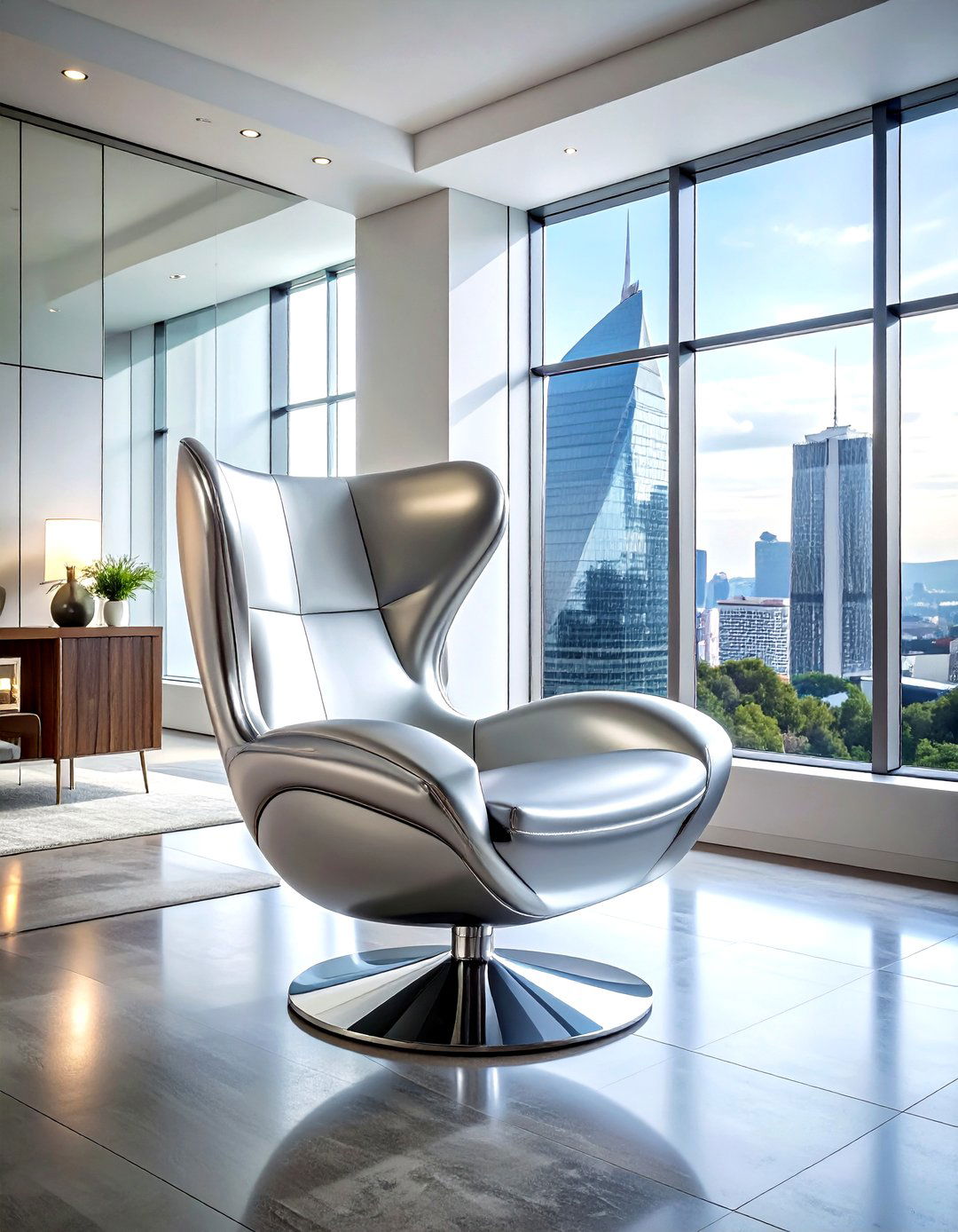 Contemporary wingback chair - 30 living room wingback chairs