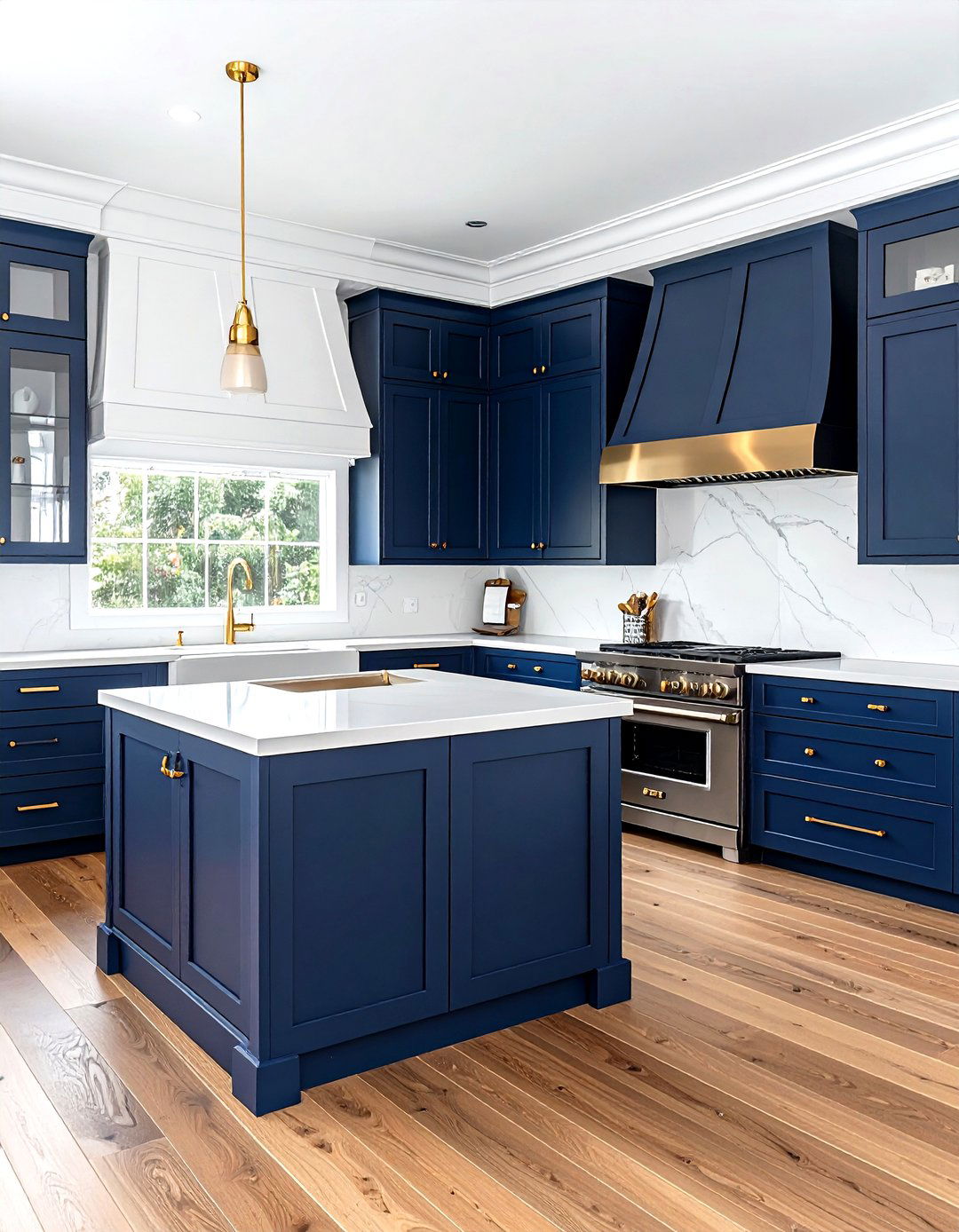 Contrast crown molding - 30 kitchen crown molding ideas