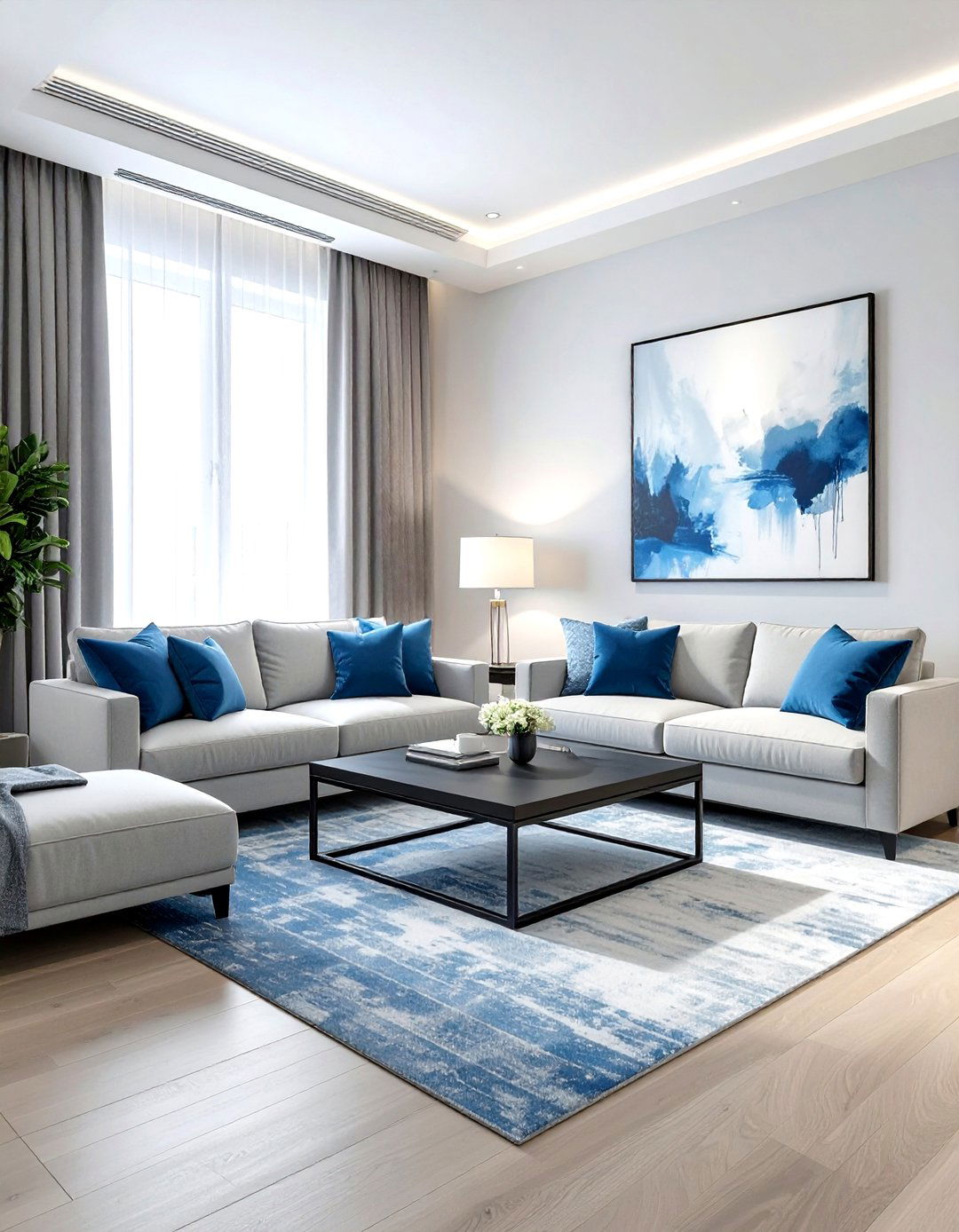 Conversation seating area - 30 living room staging ideas