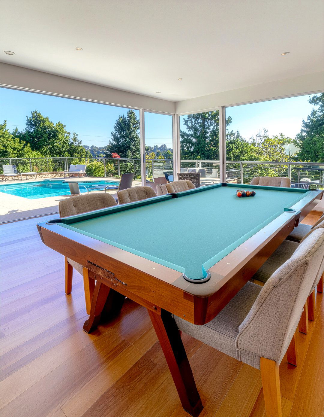 Convertible dining pool table - 30 dining room game room combo ideas