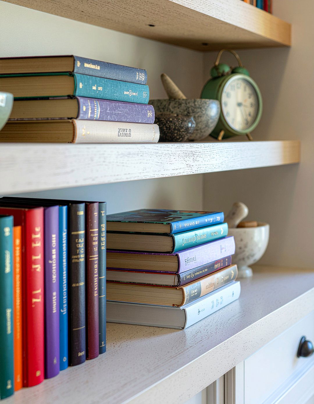 Cookbook Kitchen Shelf - 30 kitchen shelf decor ideas