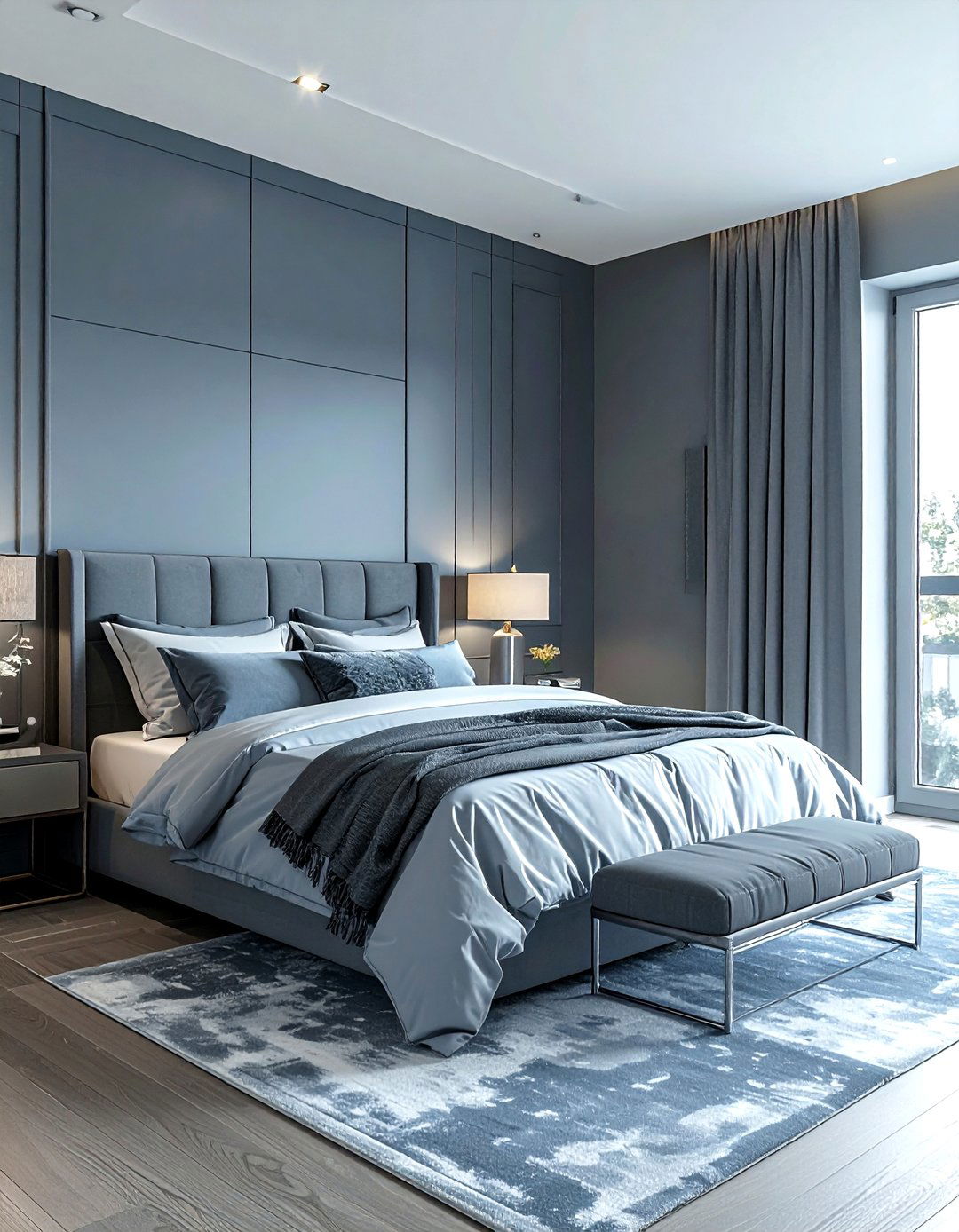 Cool Gray Bedroom - 30 minimalist gray bedroom ideas