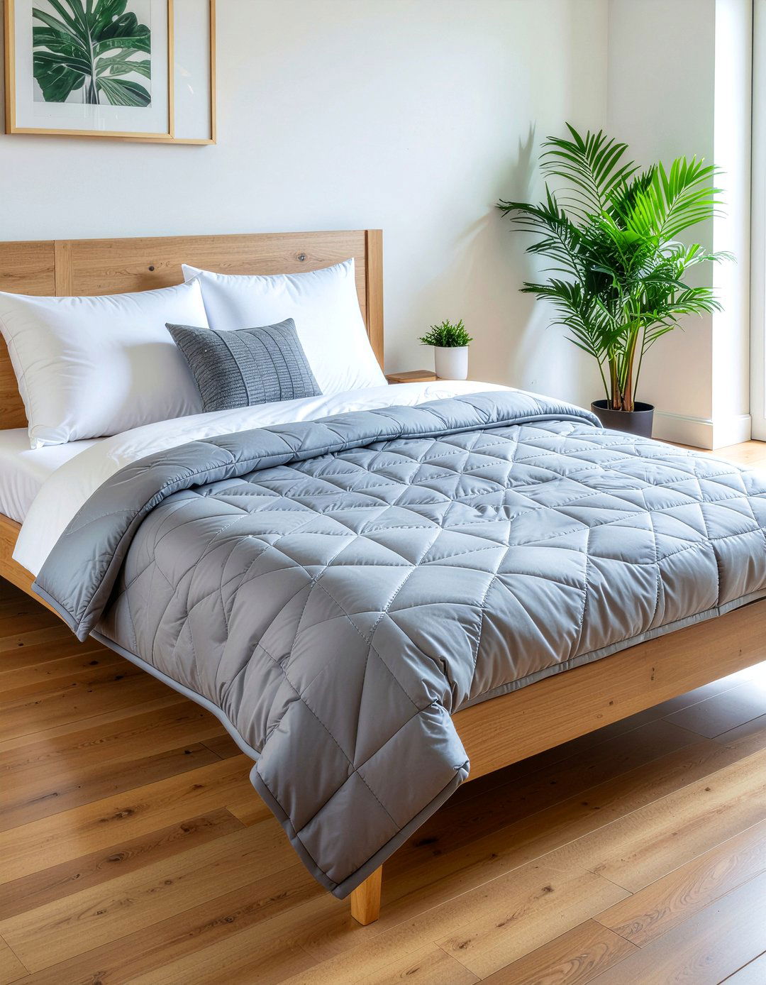 Cooling weighted blanket - 30 better sleep bedroom ideas