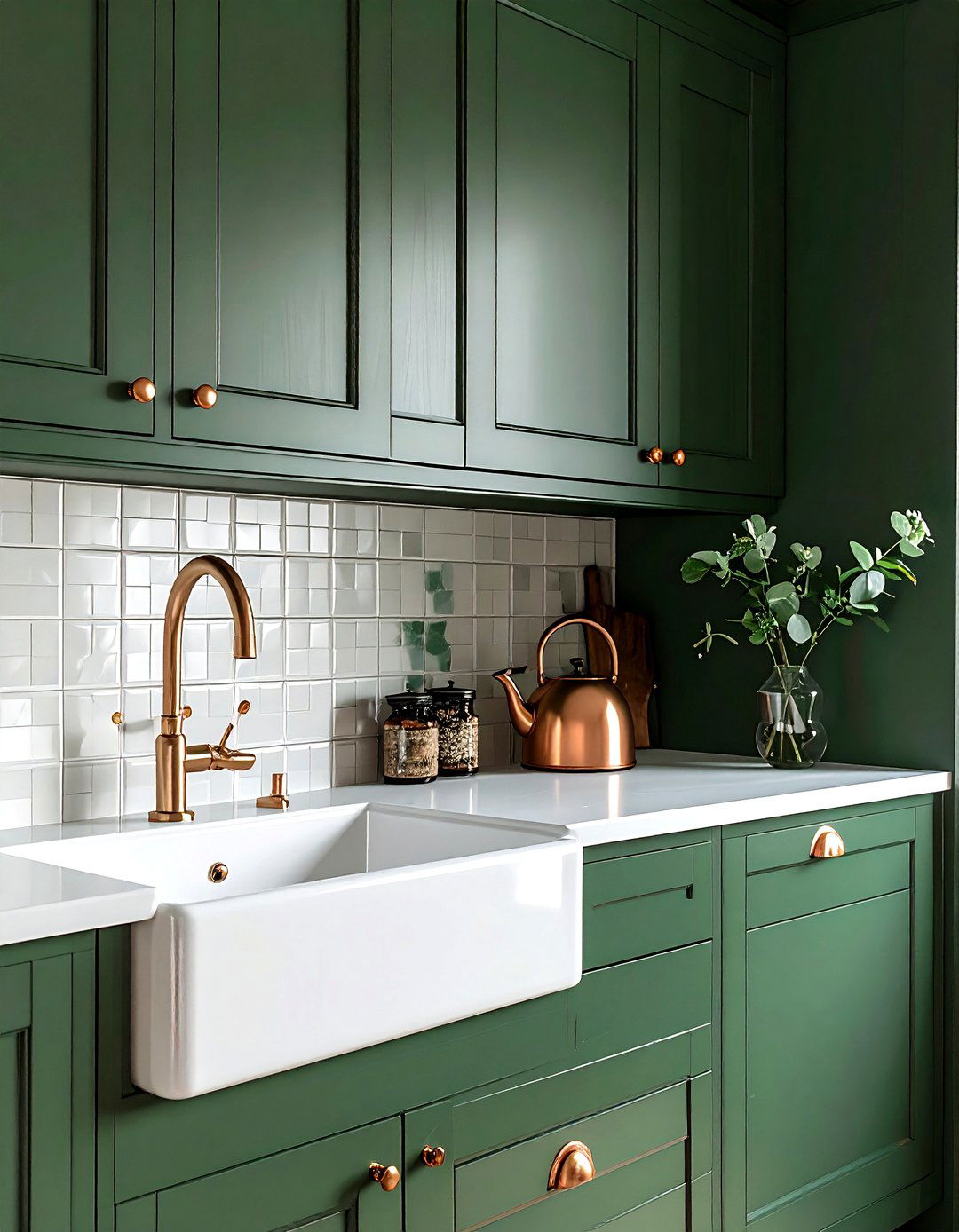 Copper Backplate Cabinet Hardware - 30 copper kitchen hardware ideas