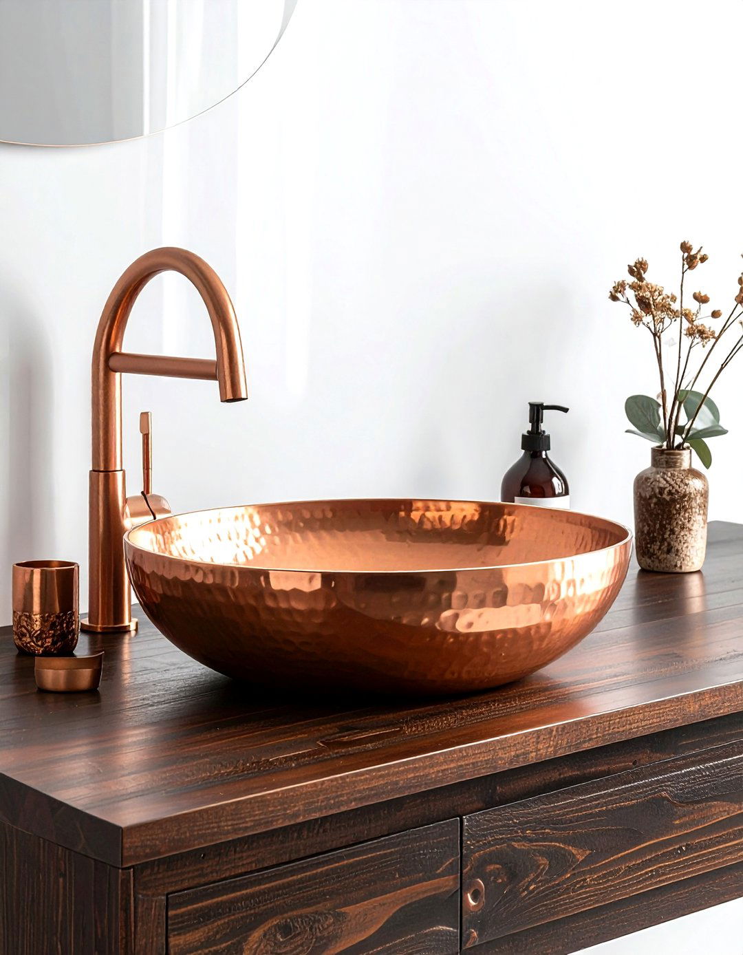 Copper Bathroom Accents - 30 Victorian bathroom ideas