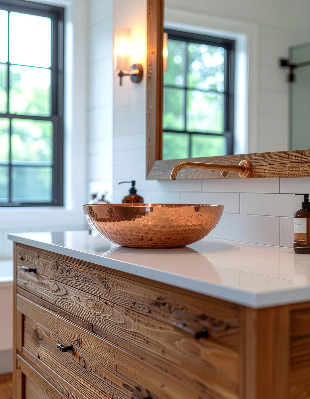 Copper Bathroom Accents - 30 bathroom future trend ideas