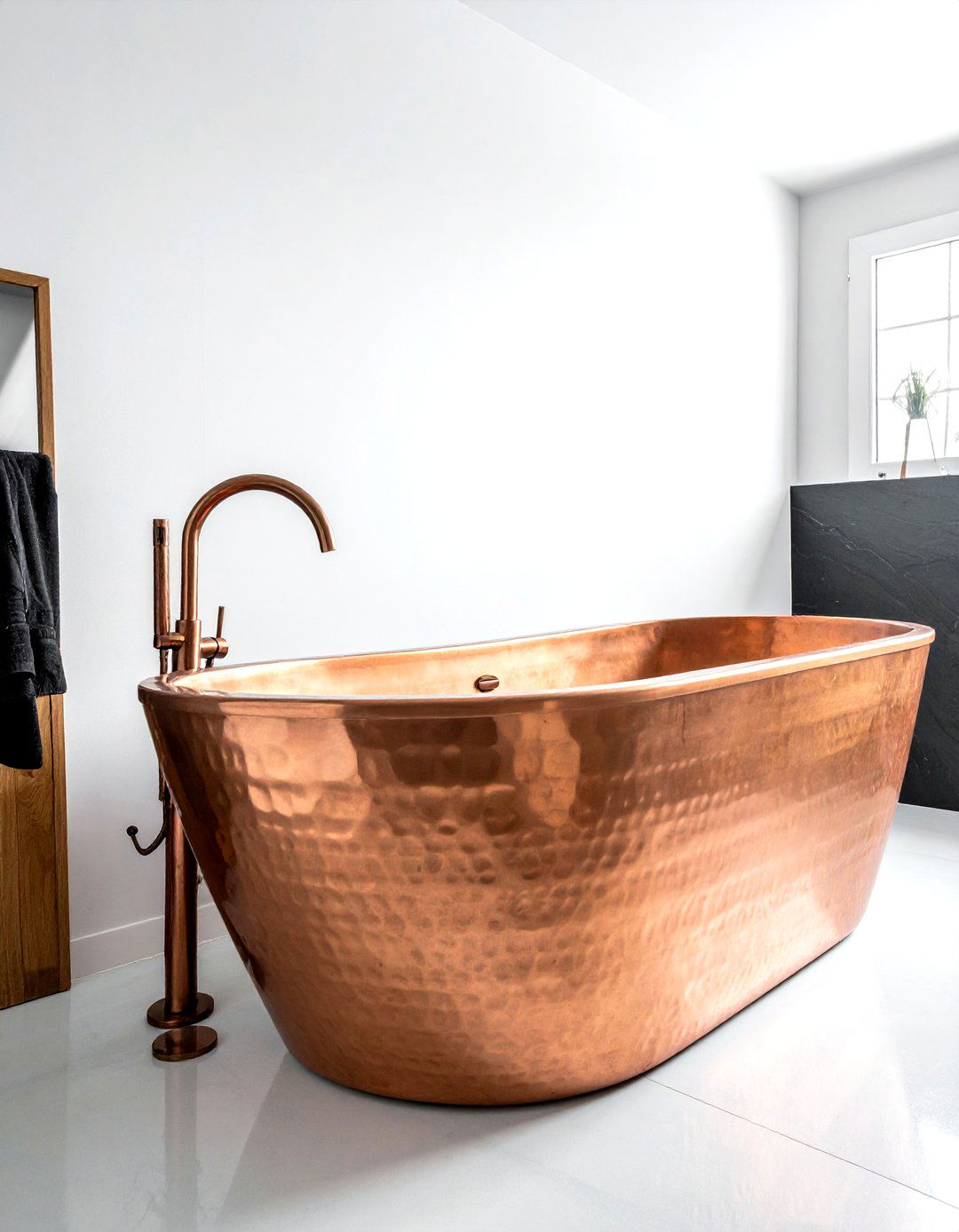 Copper Bathroom Fixture - 30 natural bathroom ideas
