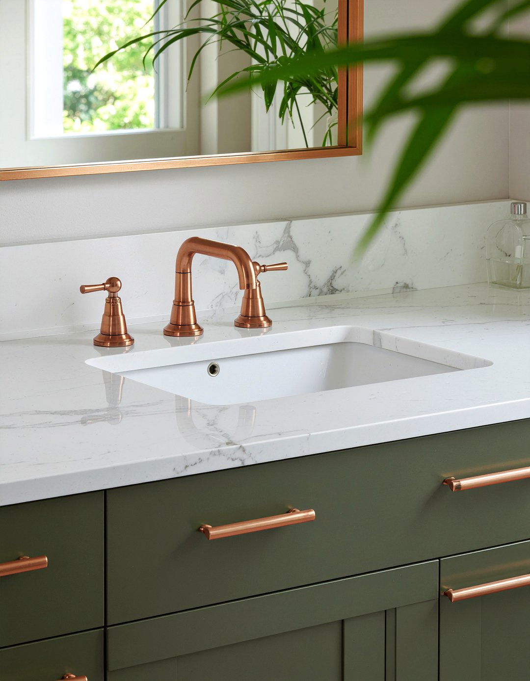 Copper Bathroom Hardware - 30 rust bathroom ideas