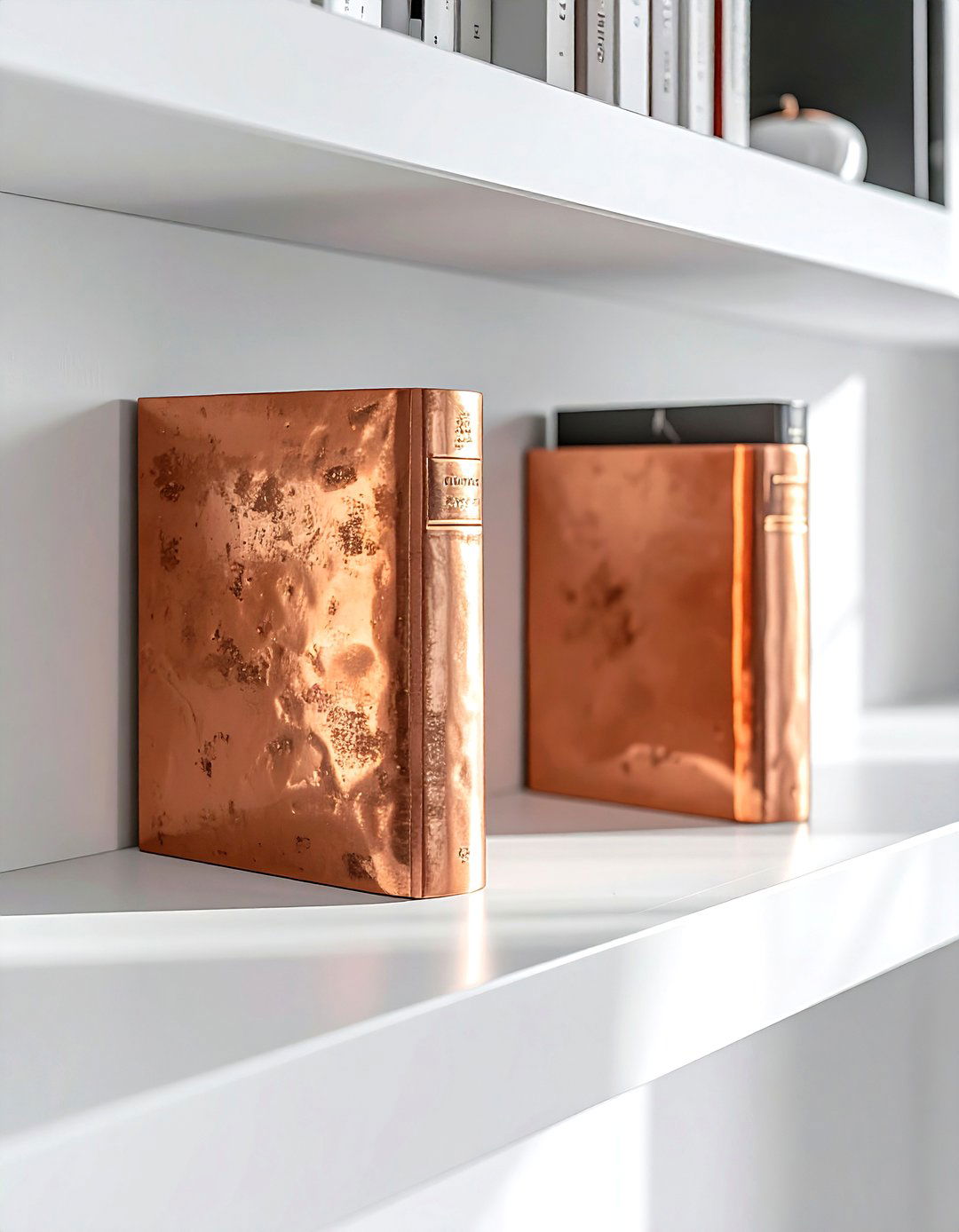 Copper Bookends - 30 copper accent ideas