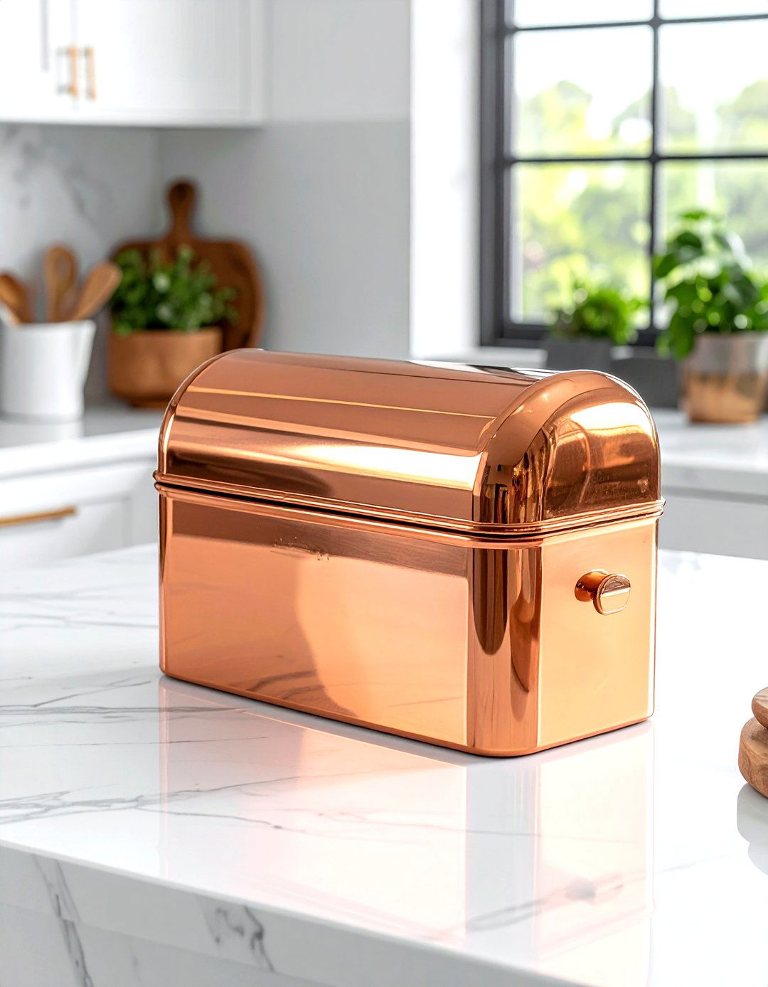 Copper Bread Box - 30 box decor ideas