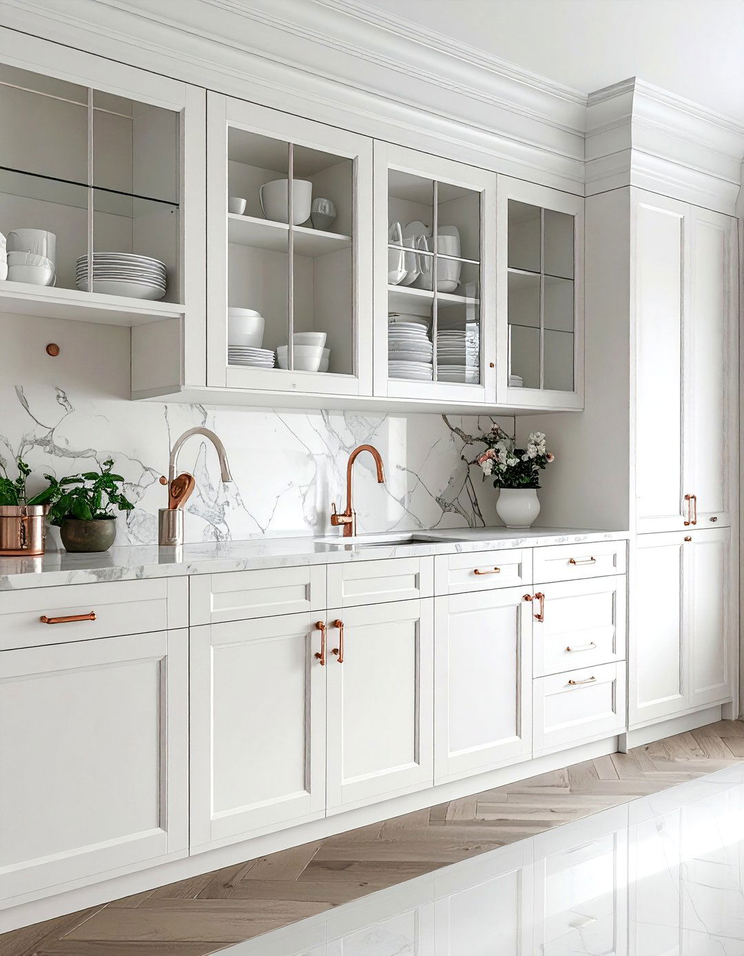 Copper Cabinet Latches - 30 copper kitchen hardware ideas