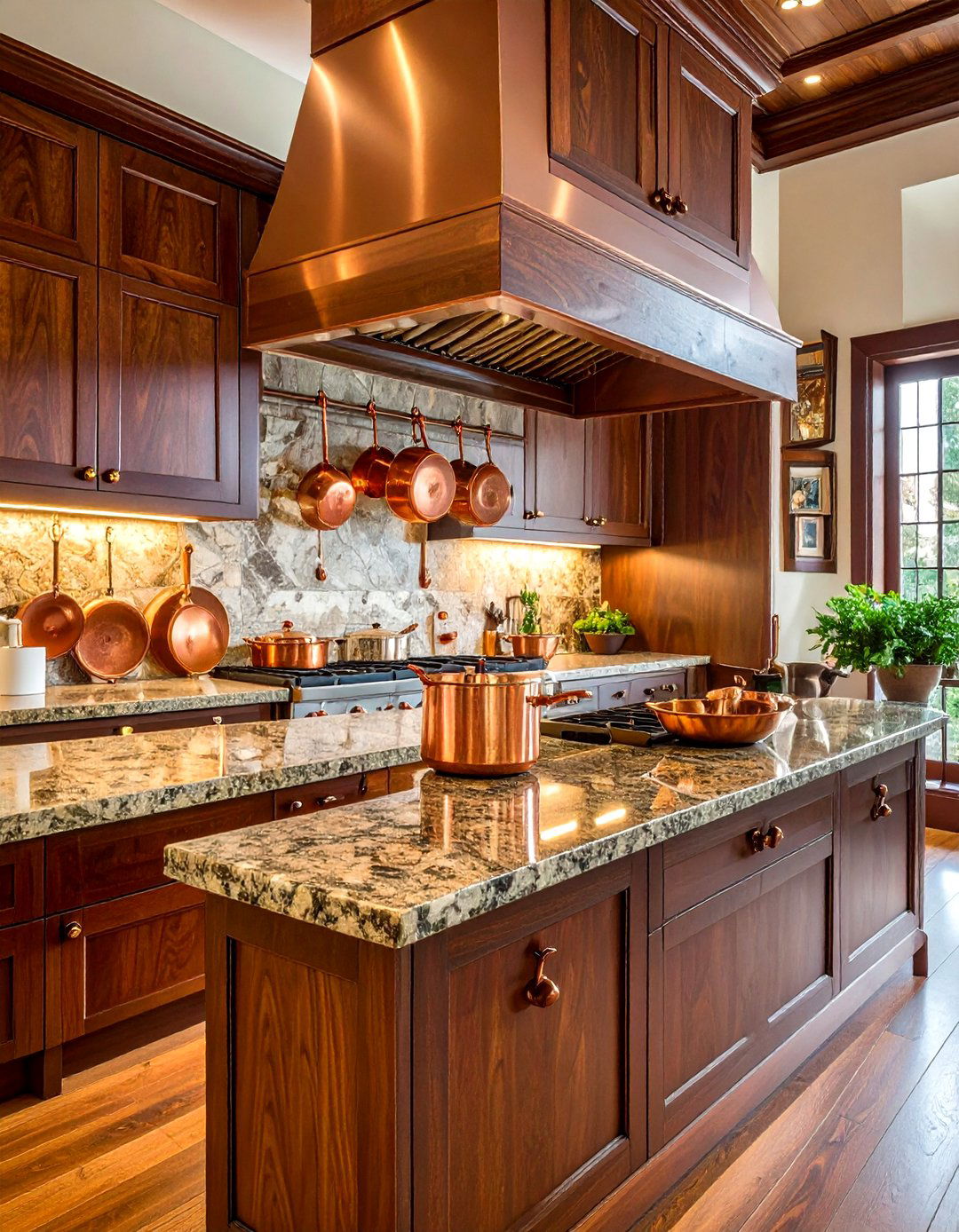 Copper Drop Pulls - 30 copper kitchen hardware ideas