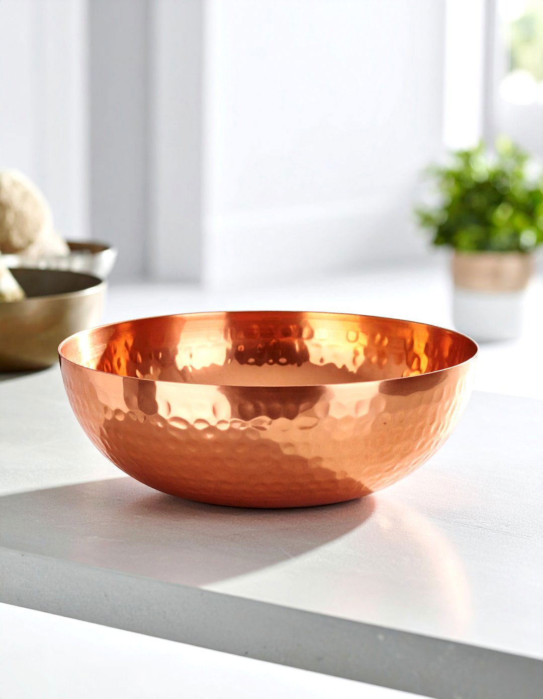 Copper Hammered Metal Bowl - 30 trinket dish ideas
