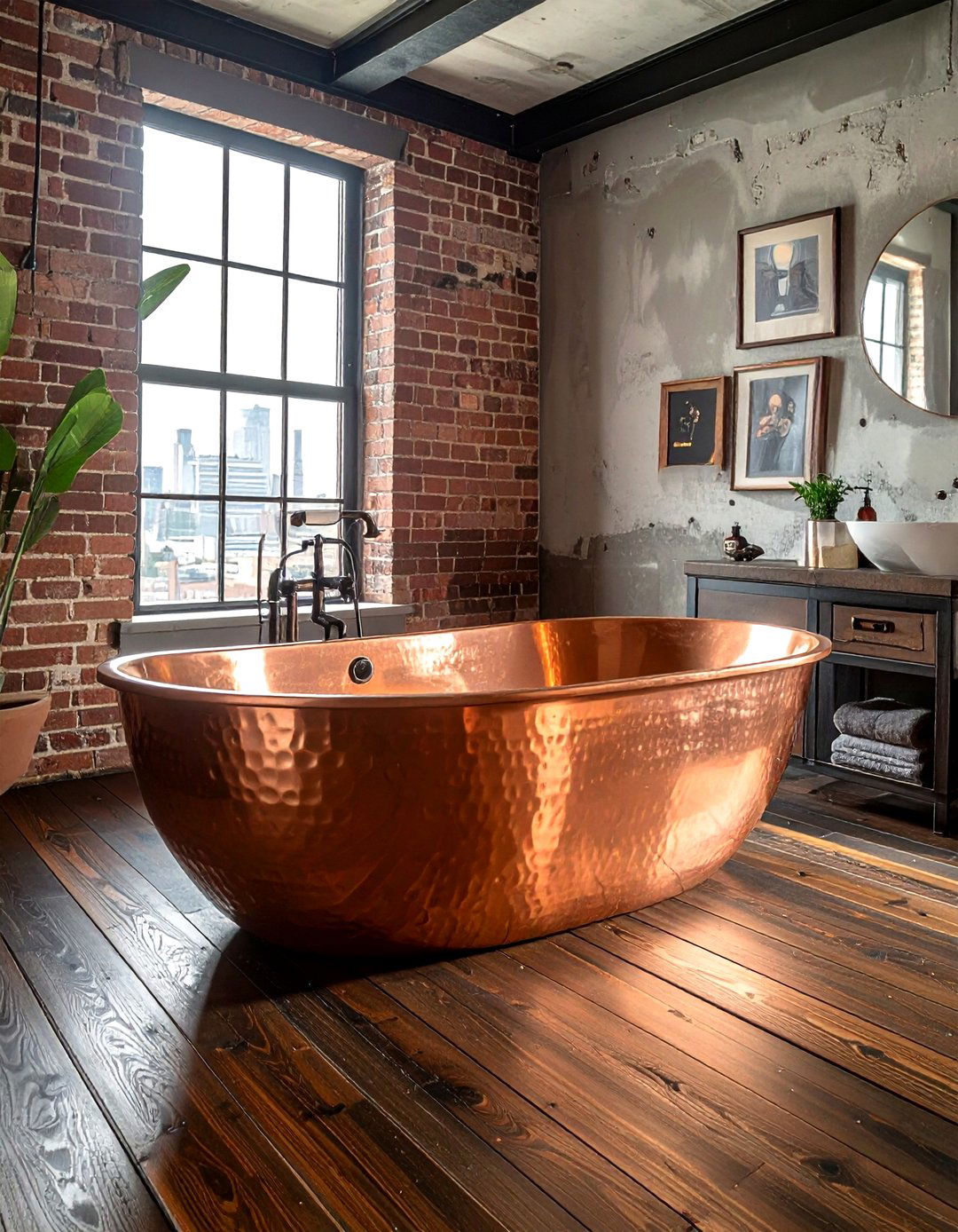 Copper Jetted Tub - 30 jetted tub ideas