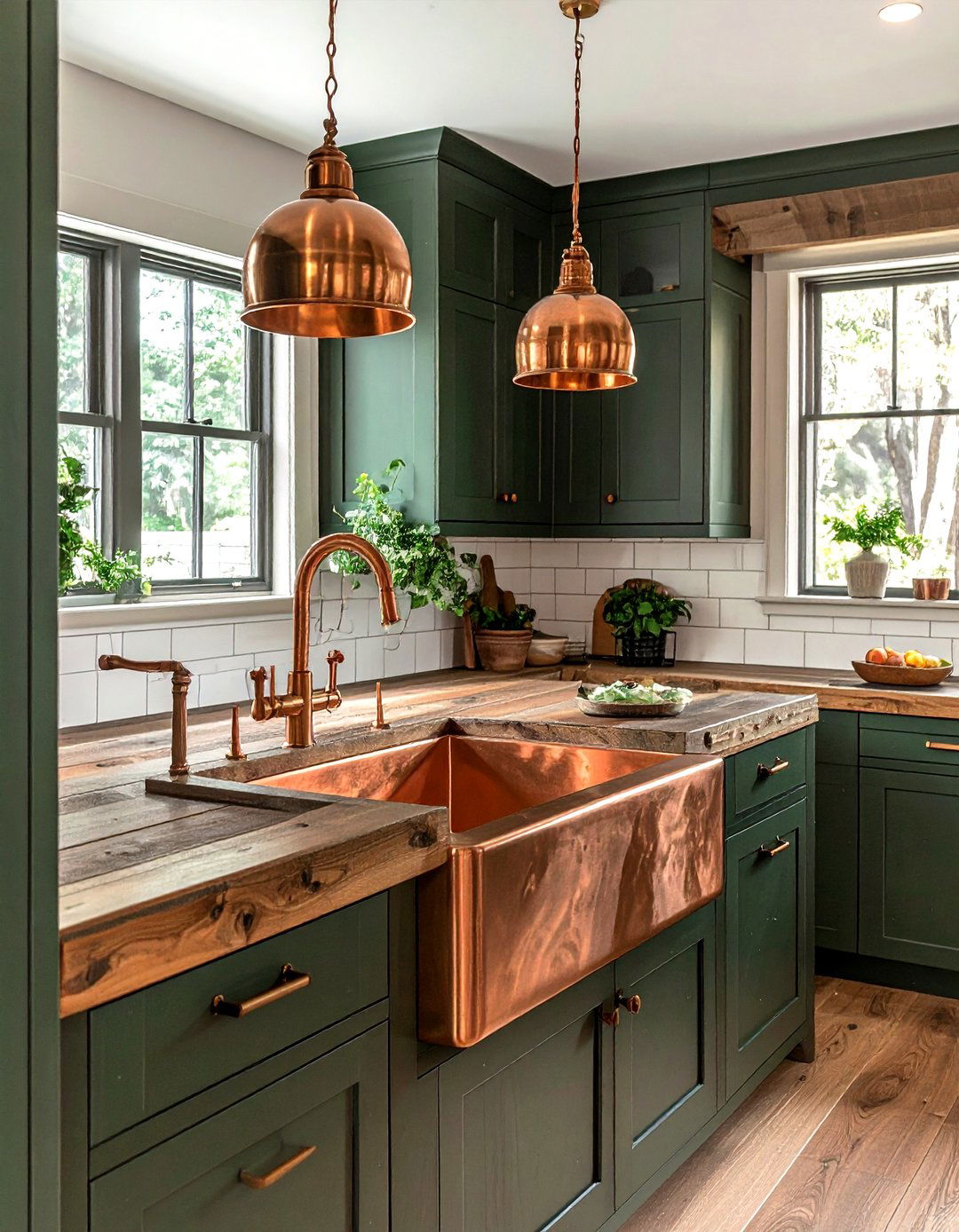 Copper Kitchen Accents - 30 luxury kitchen ideas