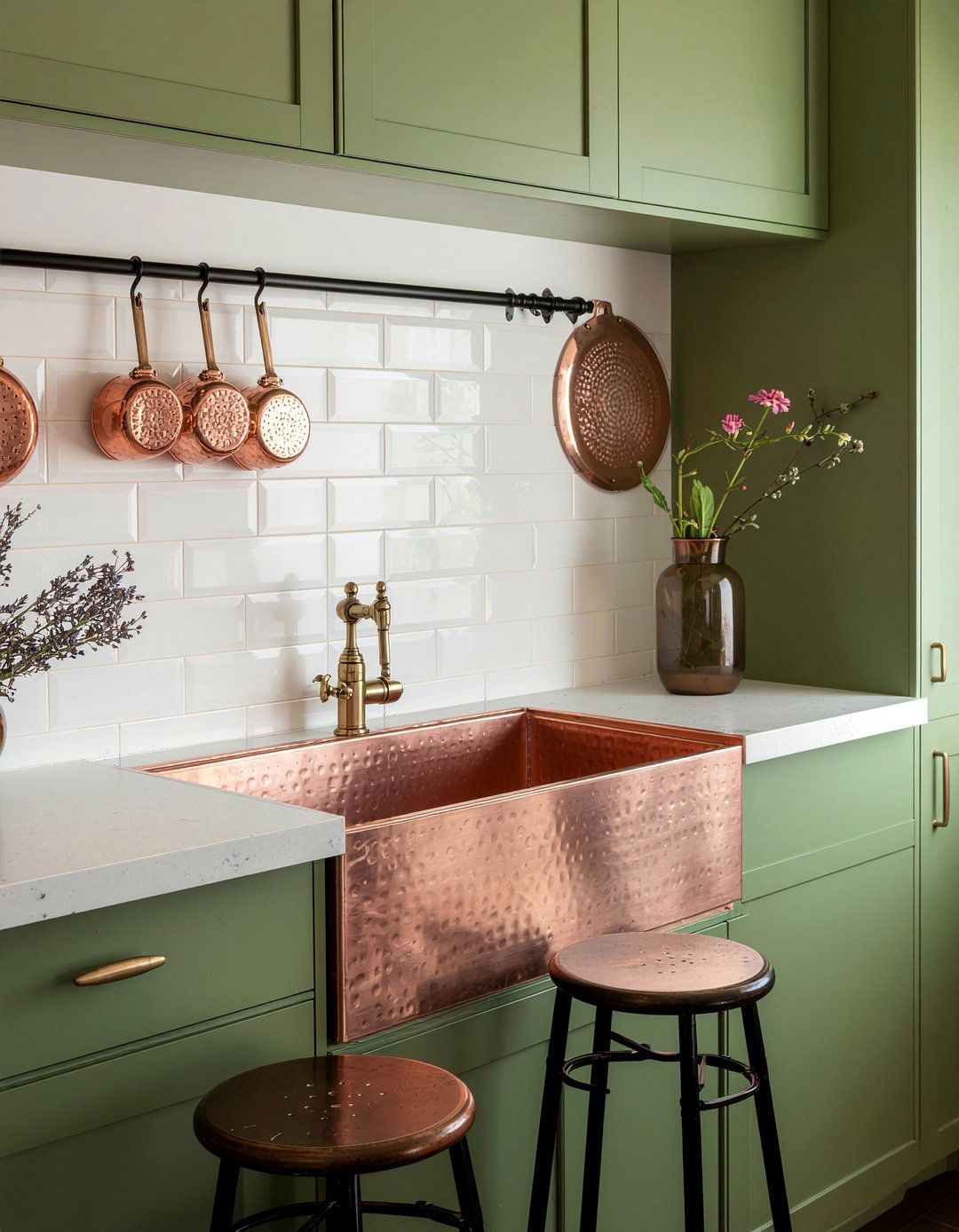 Copper Kitchen Accents - 30 breathtaking kitchen ideas