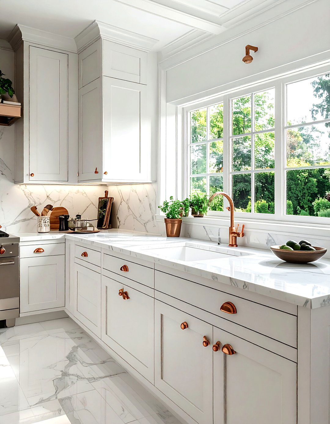 Copper Kitchen Cabinet Hinges - 30 copper kitchen hardware ideas