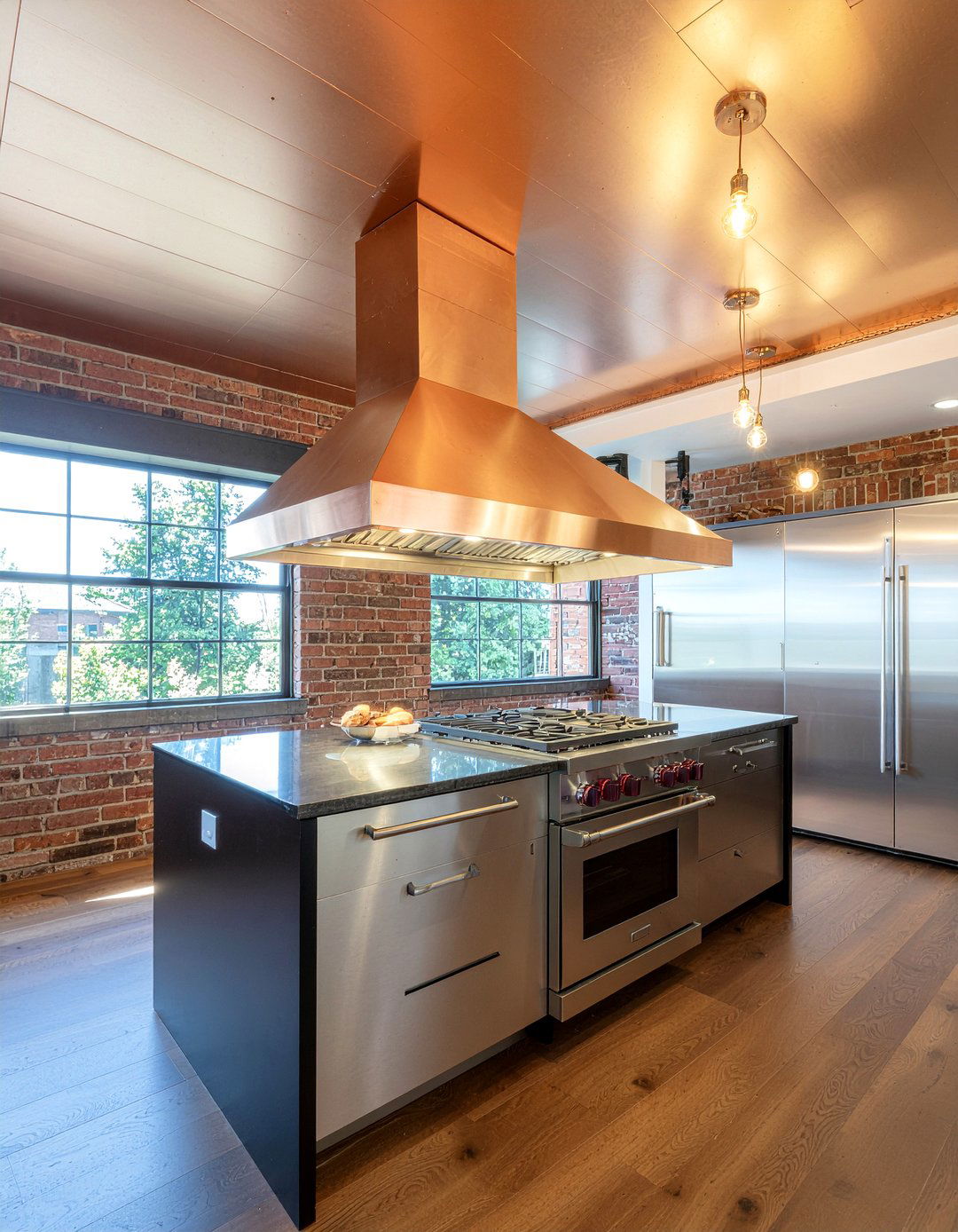 Copper Kitchen Ceiling - 30 kitchen painted ceiling ideas