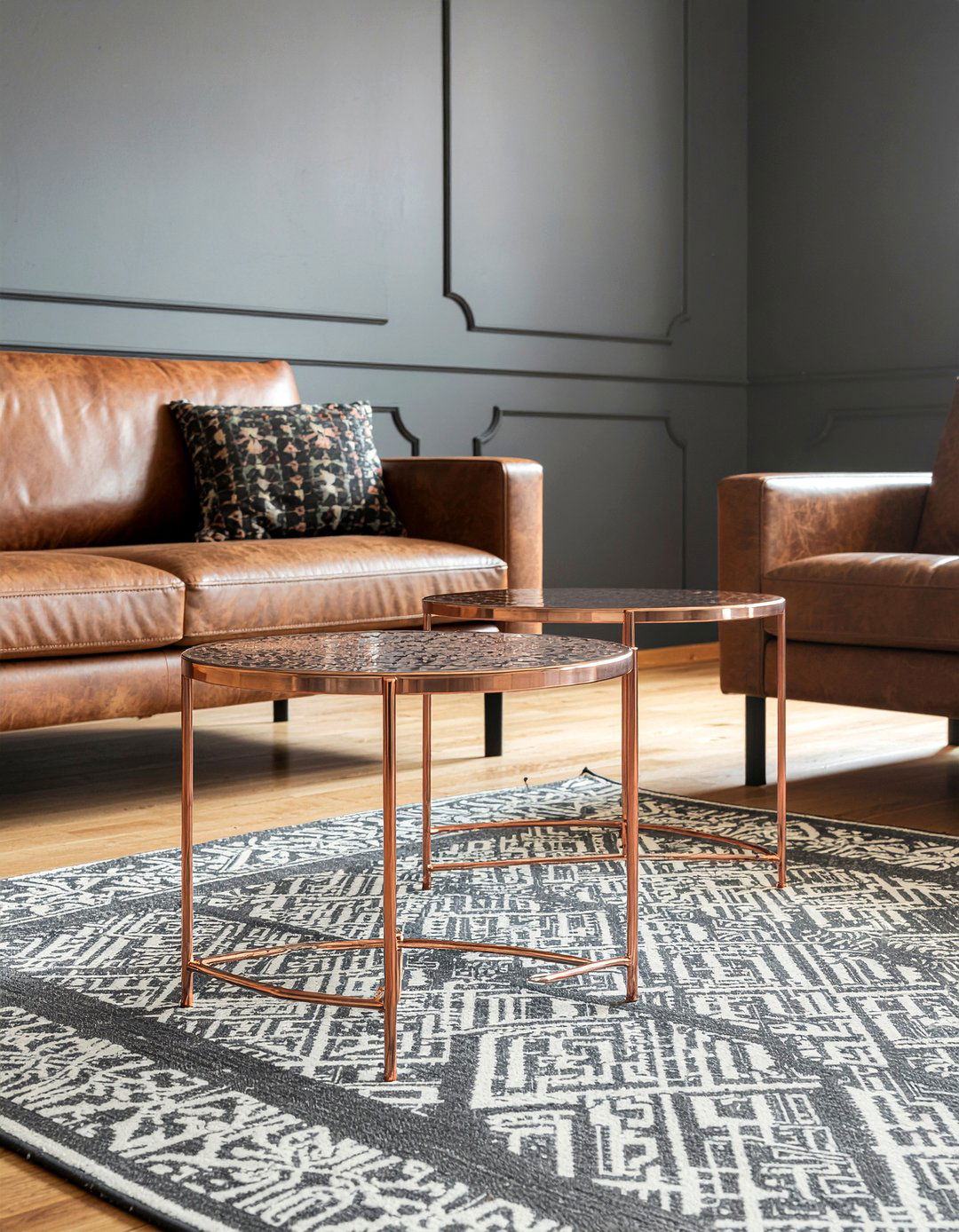 Copper Nesting Tables - 30 living room nesting tables