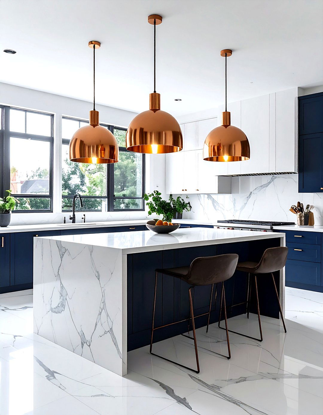 Copper Pendant Light Kitchen - 30 copper accent ideas