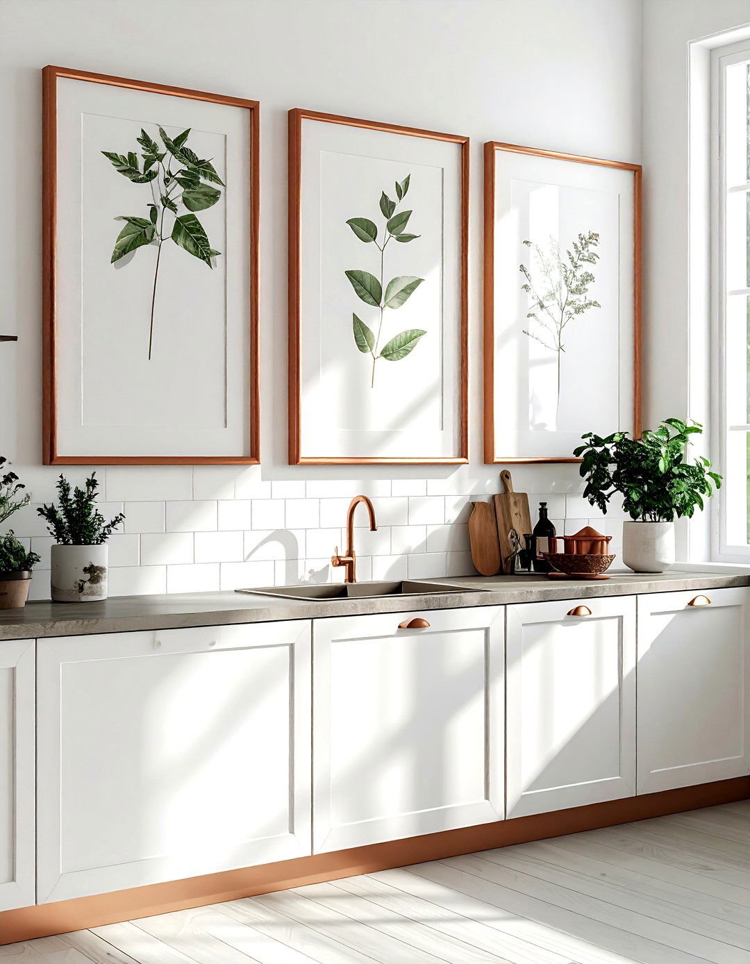 Copper Picture Frames - 30 copper accent kitchen ideas