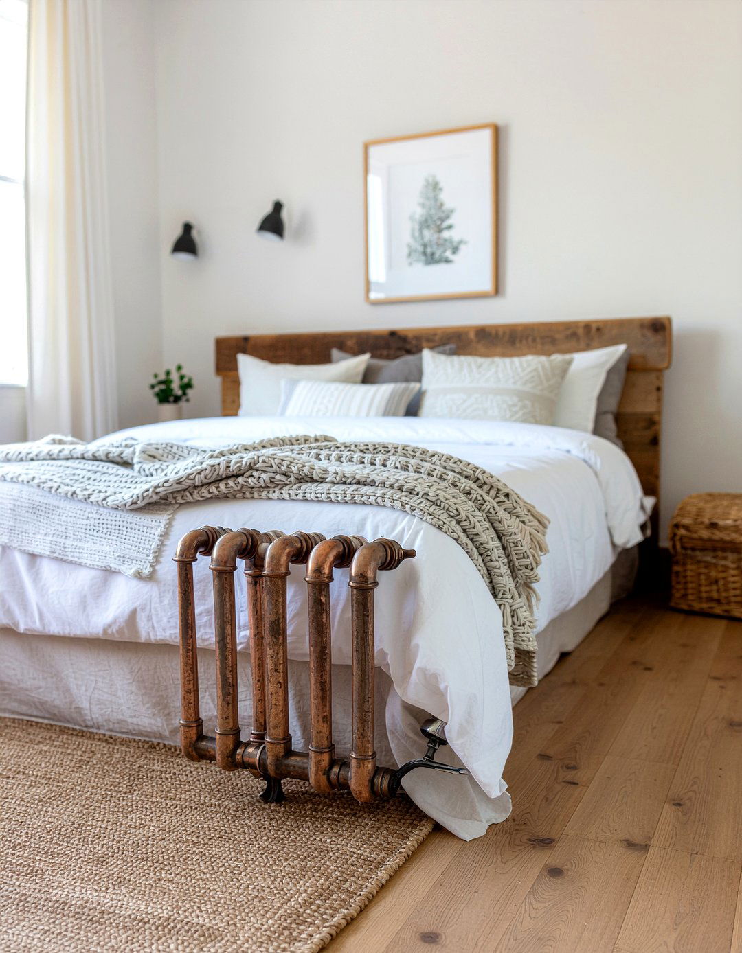 Copper Pipe Radiator - 30 bedroom radiators