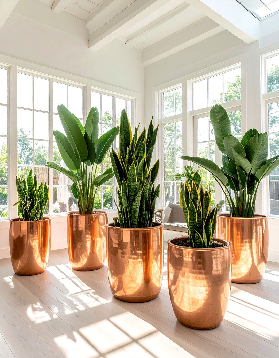 Copper Planters Indoor - 30 copper accent ideas