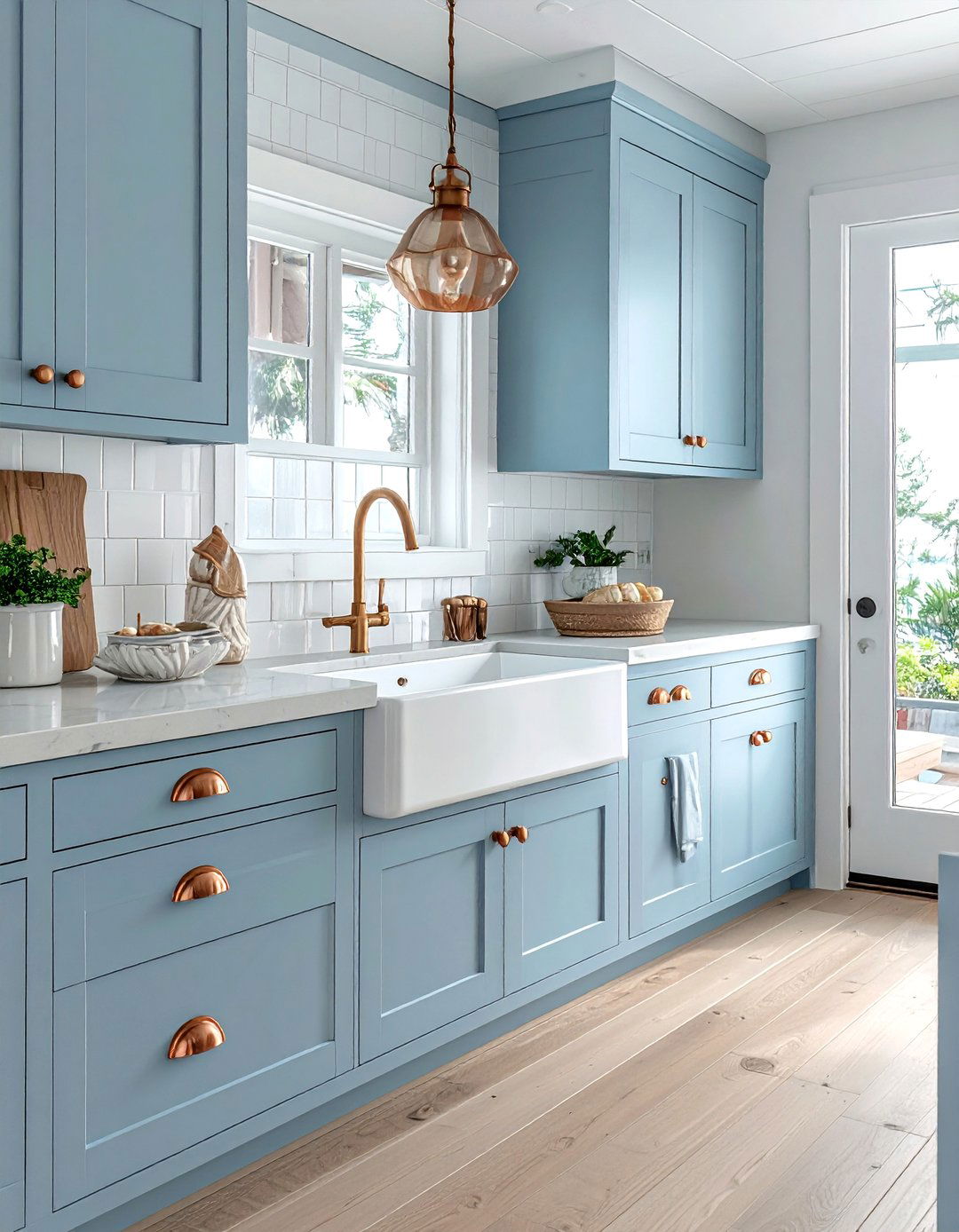 Copper Shell Pulls - 30 copper kitchen hardware ideas