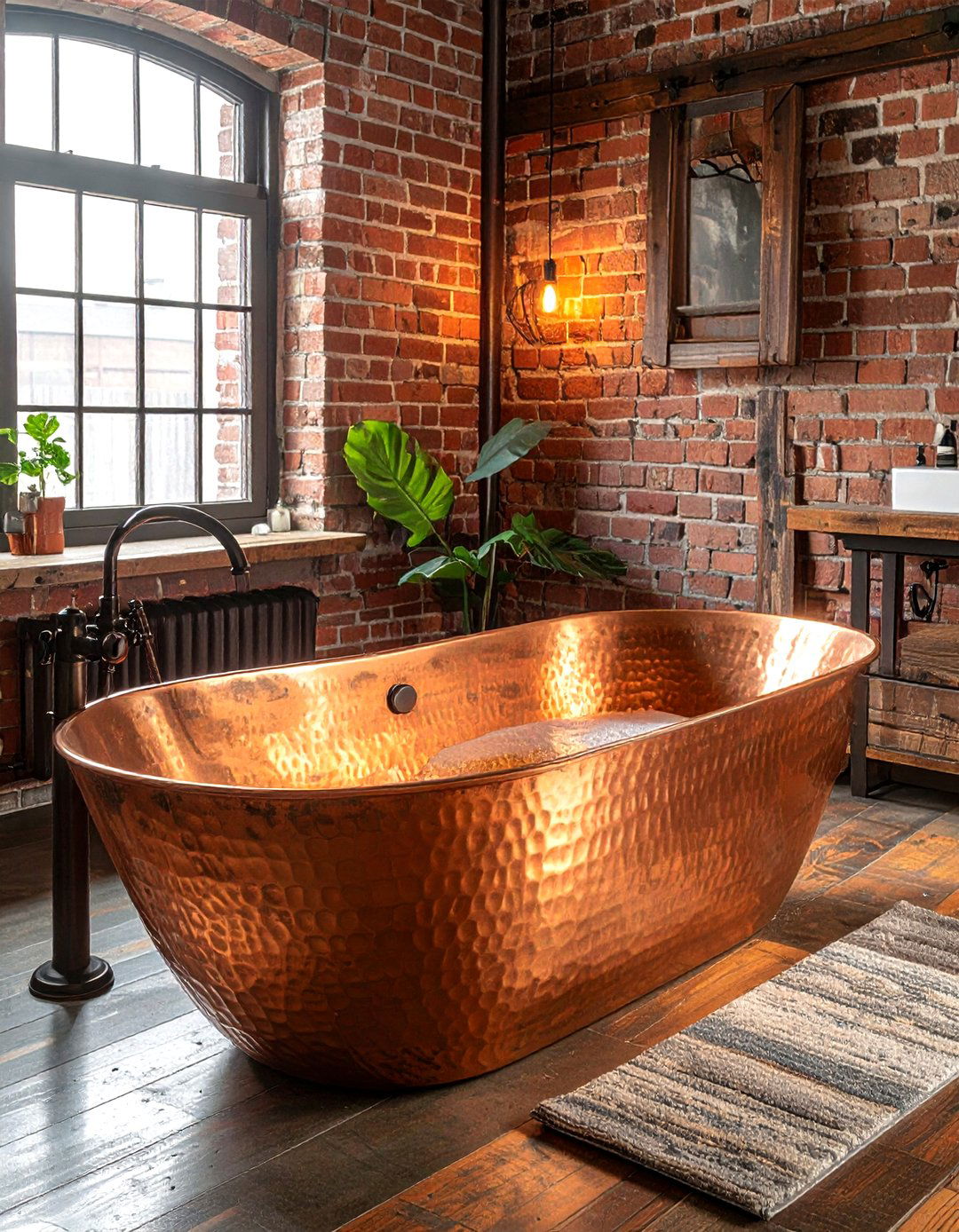Copper Soaking Tub - 30 soaking tub ideas