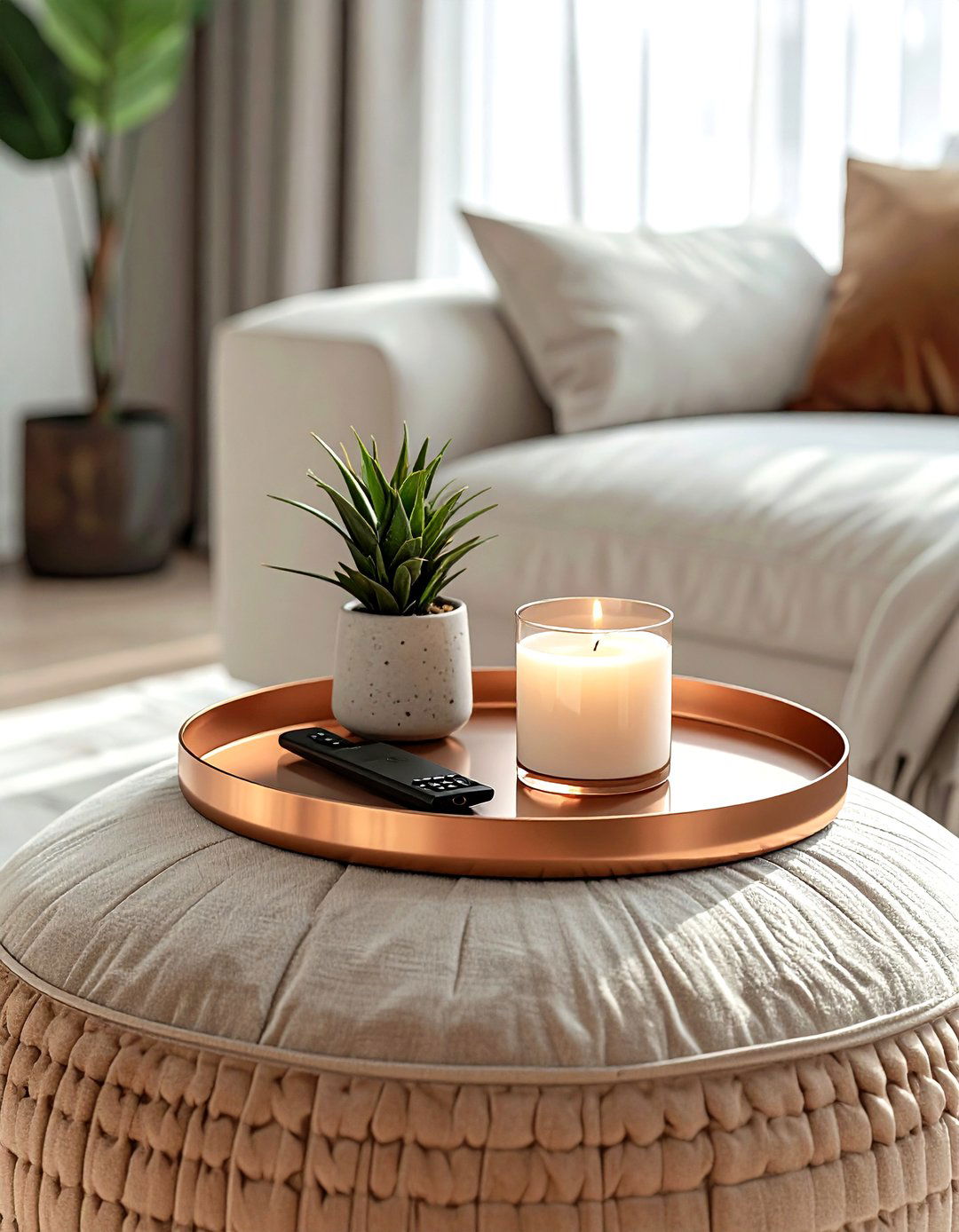 Copper Tray Decor - 30 copper accent ideas