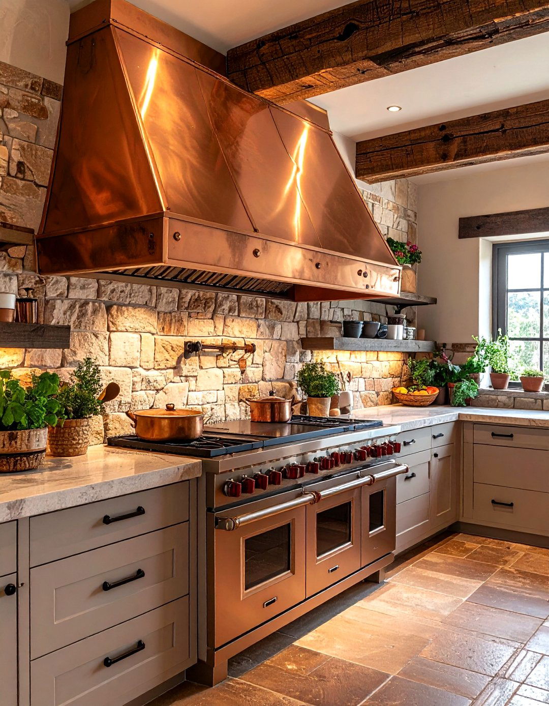 Copper Under Cabinet Hood - 30 under cabinet hood kitchen ideas