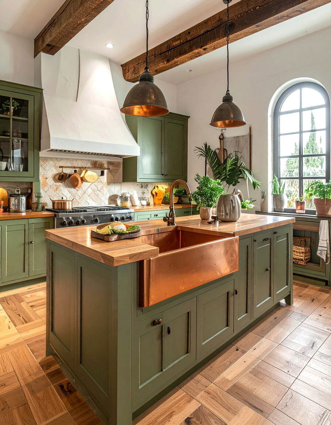 Copper Undermount Kitchen Sink - 30 undermount sink kitchen ideas