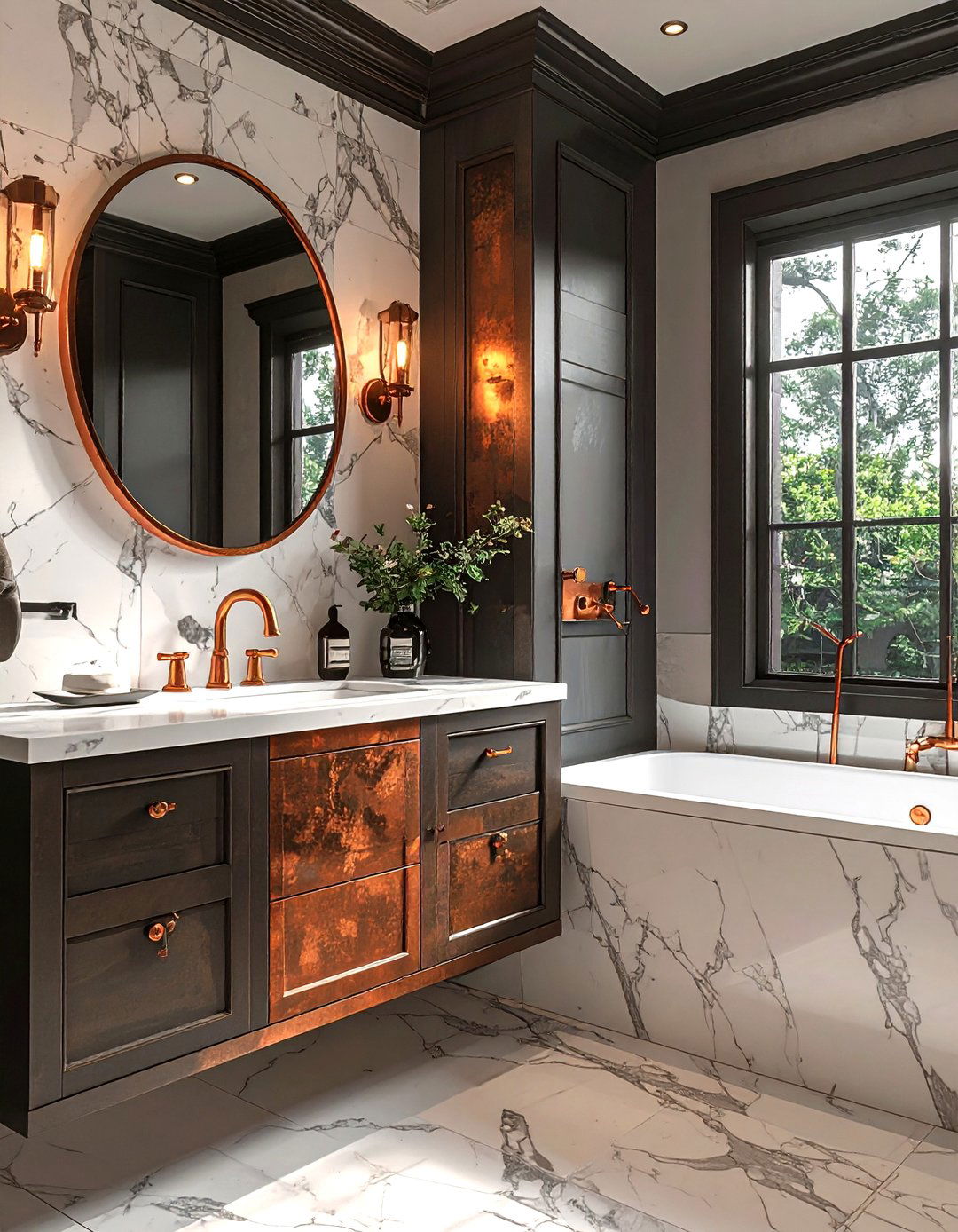 Copper Wall Mounted Faucet - 30 wall-mounted faucet ideas