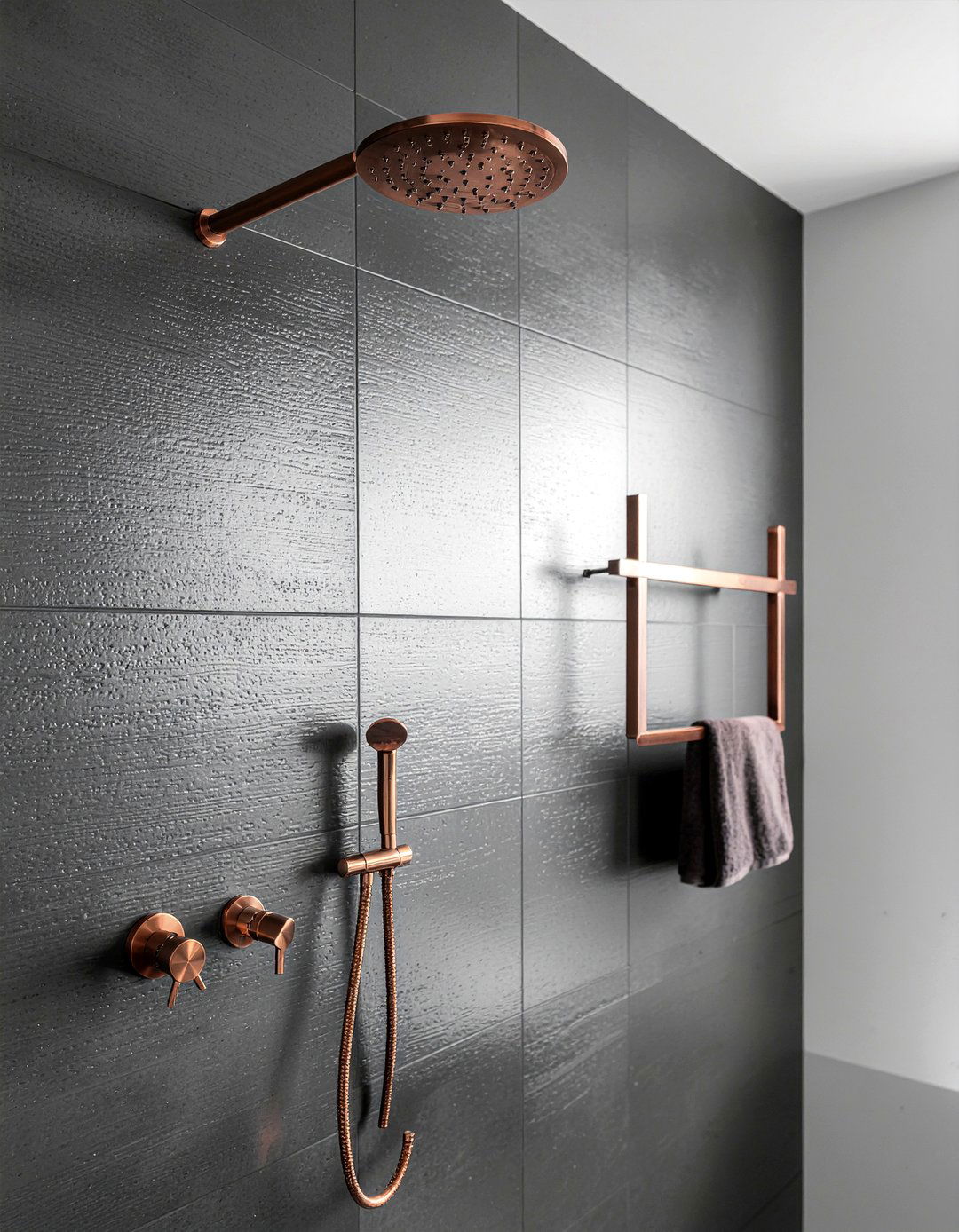 Copper bathroom fixtures - 30 bathroom trend forecast ideas