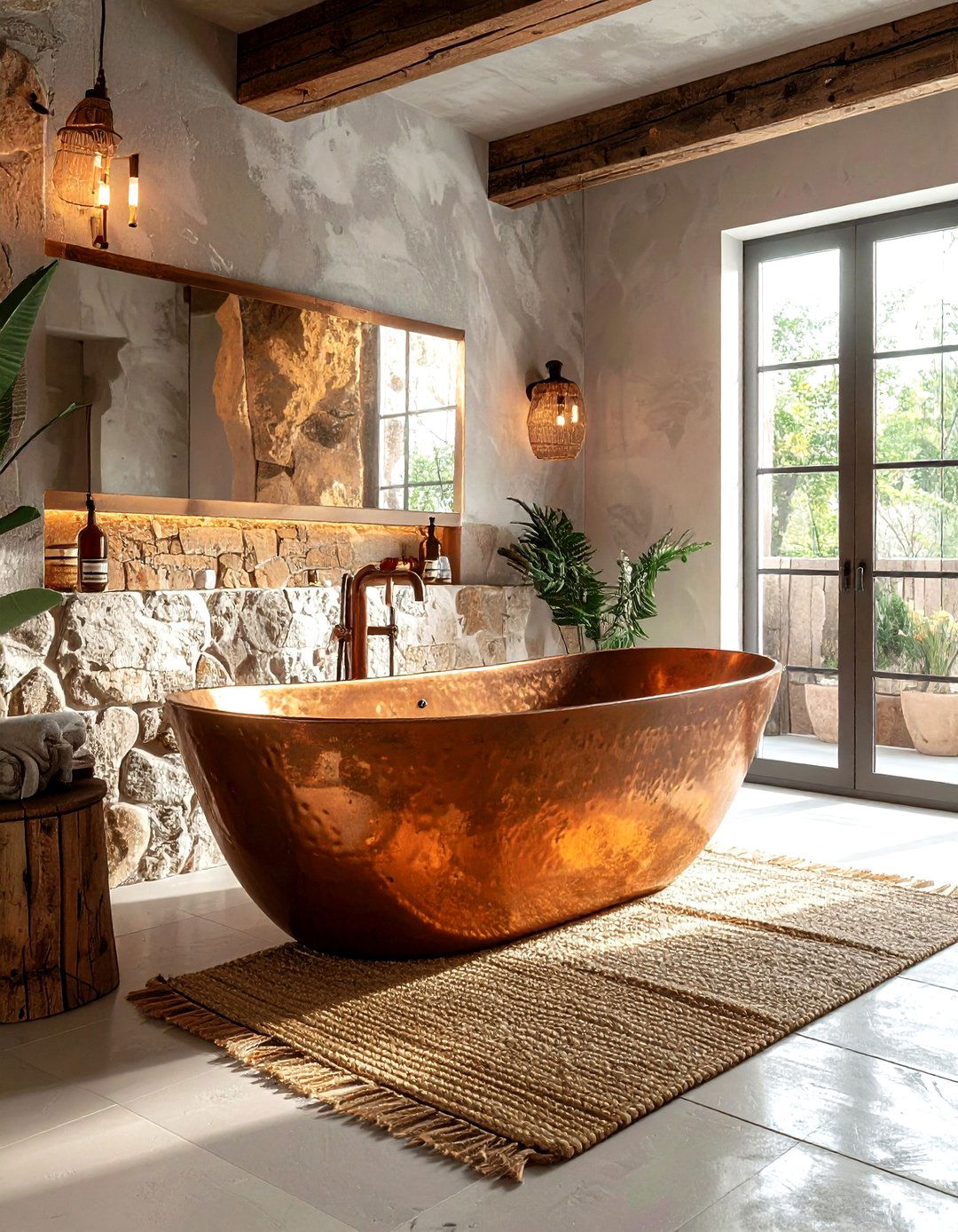 Copper bathtub - 30 bathtub ideas
