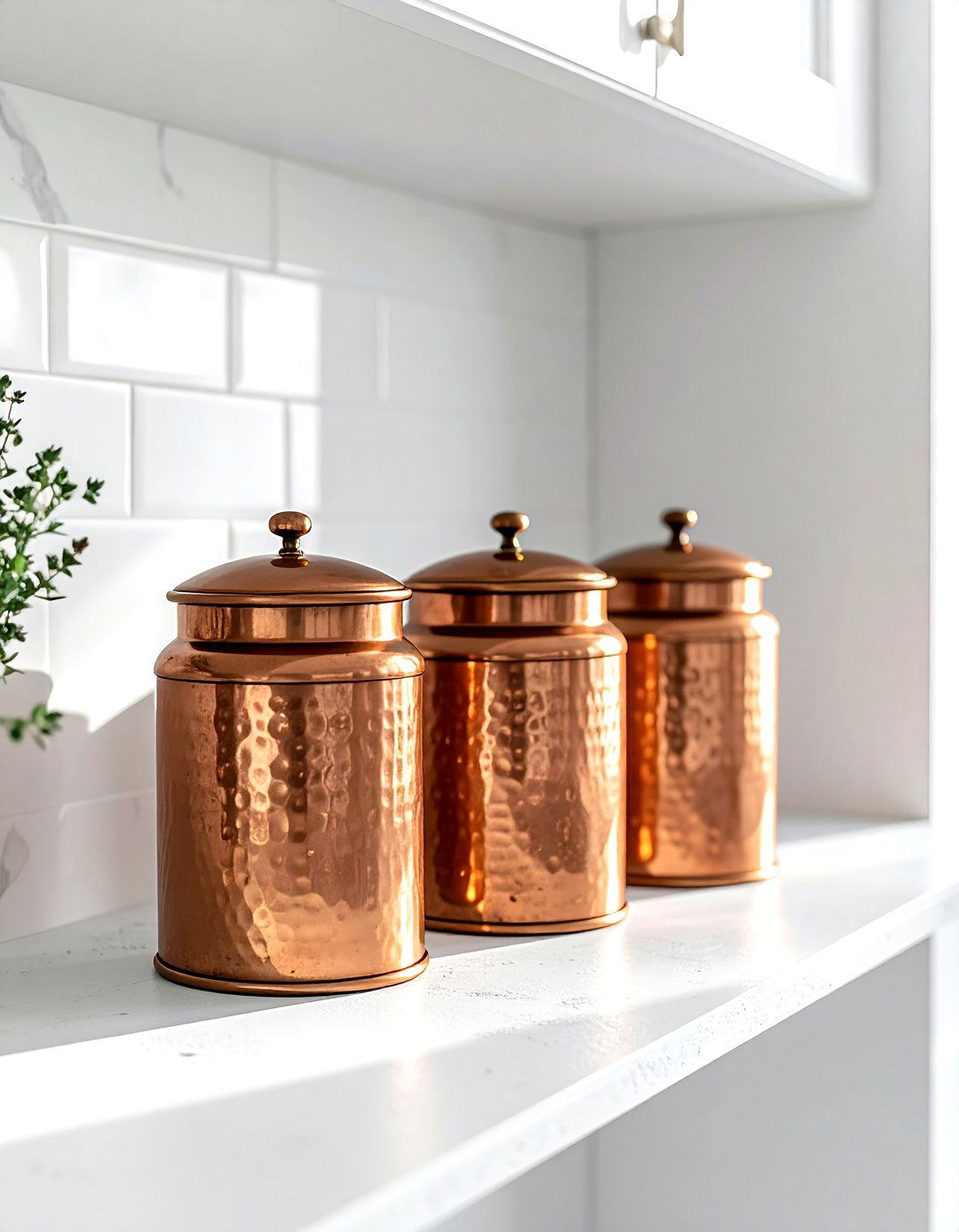 Copper canisters - 30 copper kitchen ideas