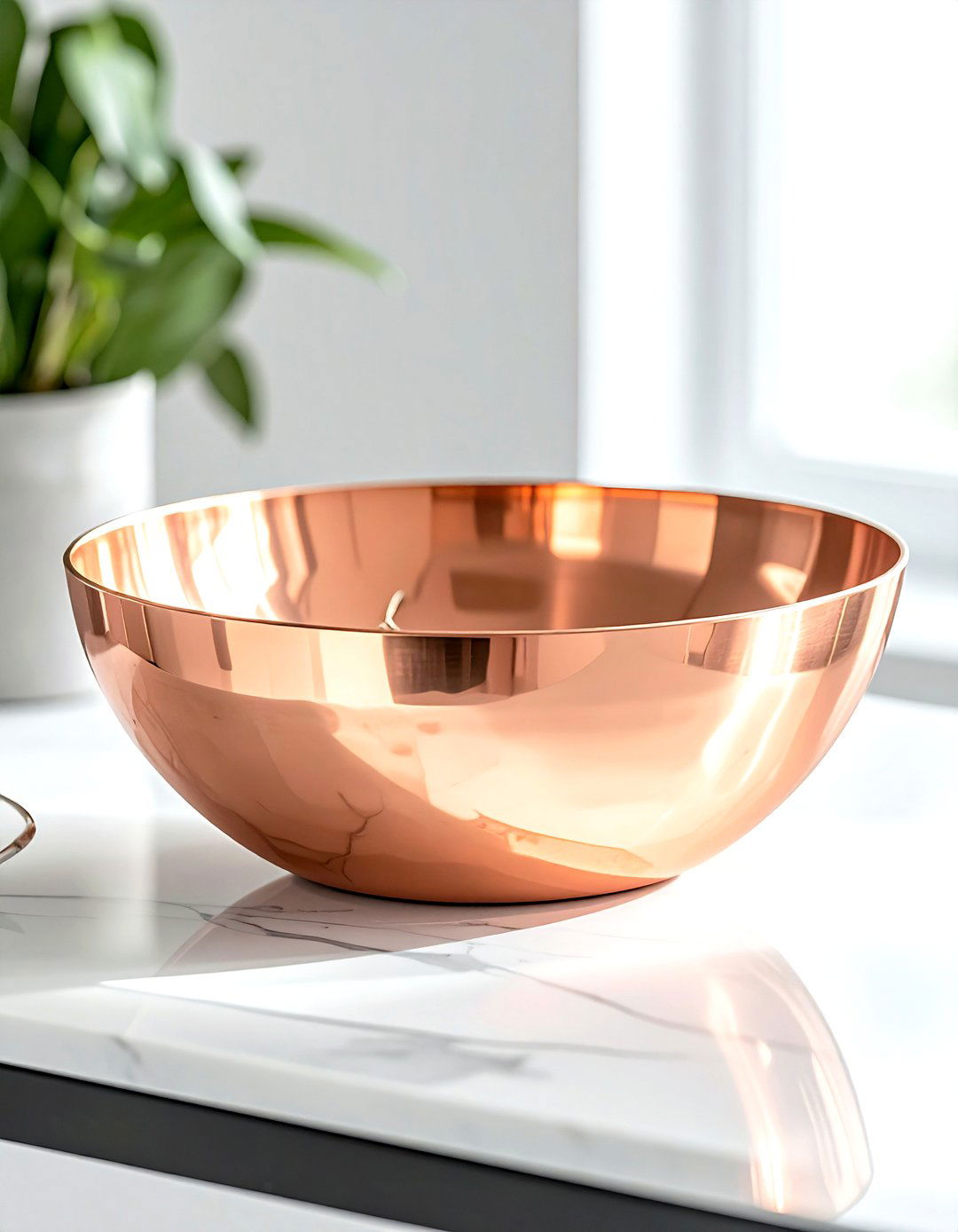 Copper catchall bowl - 30 console bowl ideas