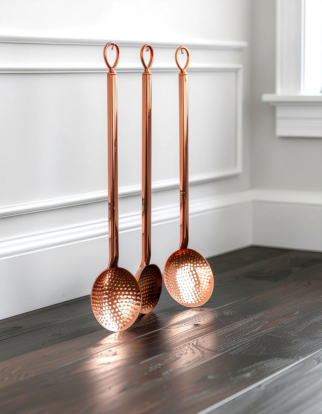 Copper fireplace tool set - 30 fireplace tool ideas