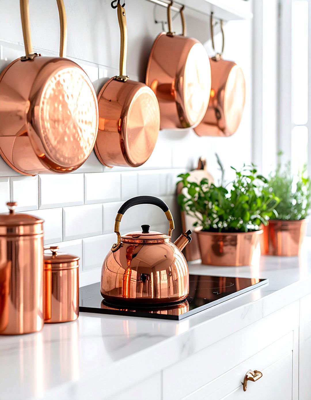 Copper kitchen accessories - 30 best home decor ideas