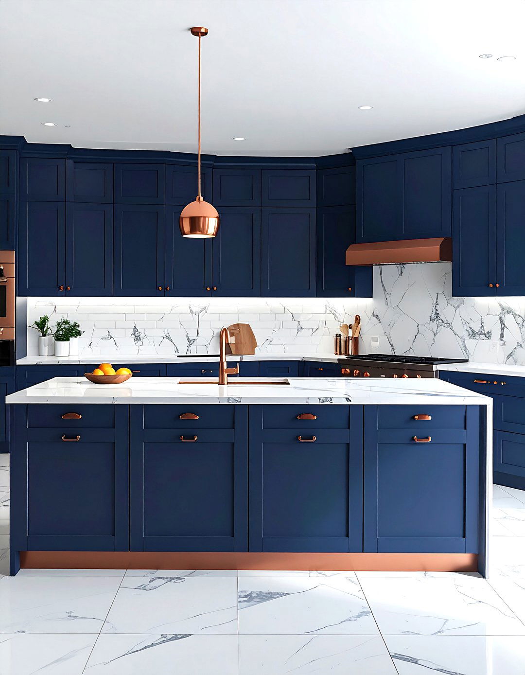 Copper kitchen hardware - 30 rust decor ideas