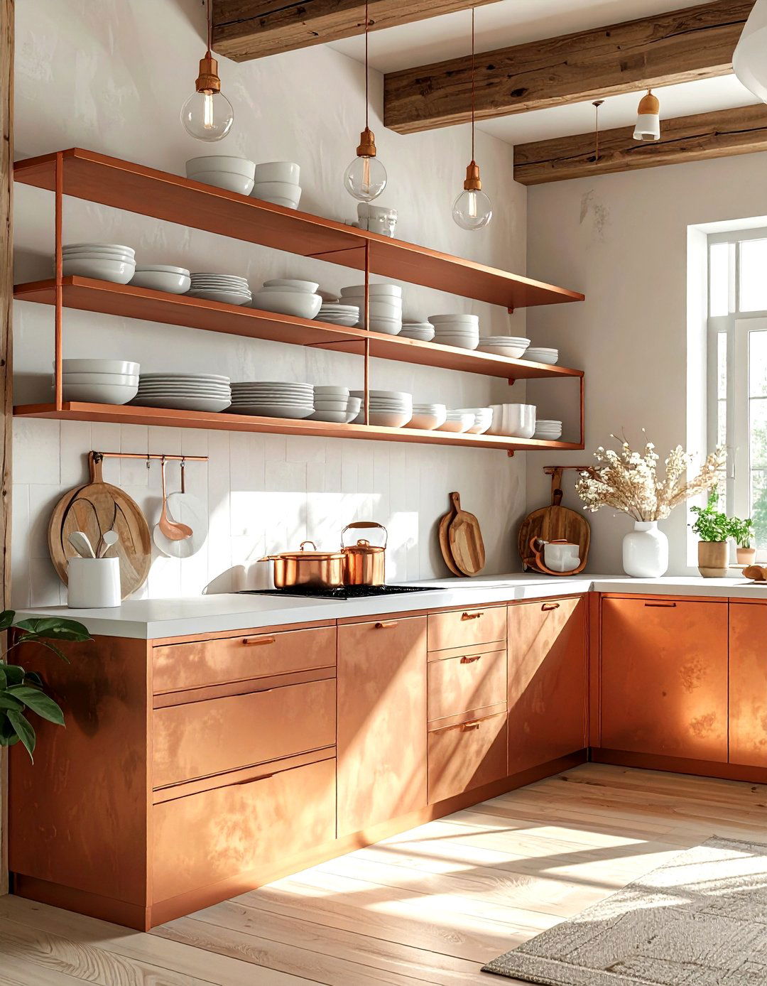 30 Elegant Copper Kitchen Ideas for a Warm and Modern Look