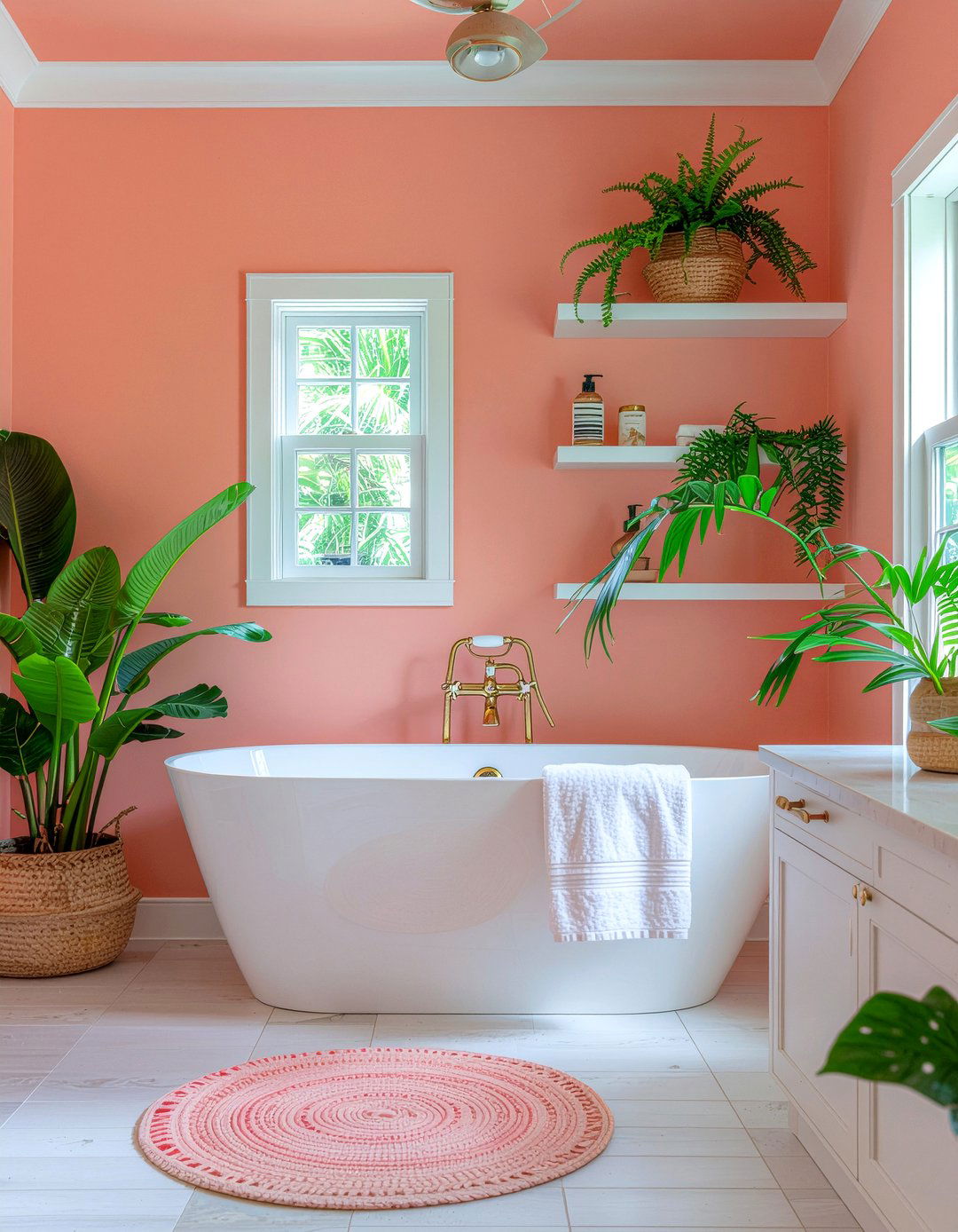 Coral Bathroom Paint - 30 bathroom paint colors