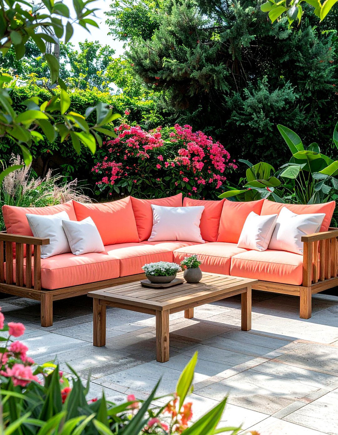 Coral Patio Furniture - 30 orange decor ideas