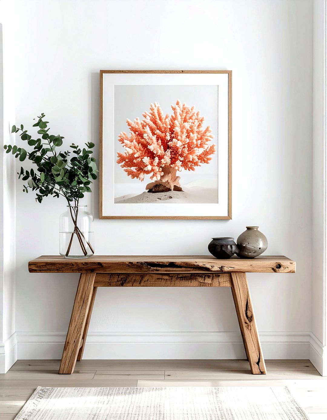 Coral coastal art - 30 coral decor ideas