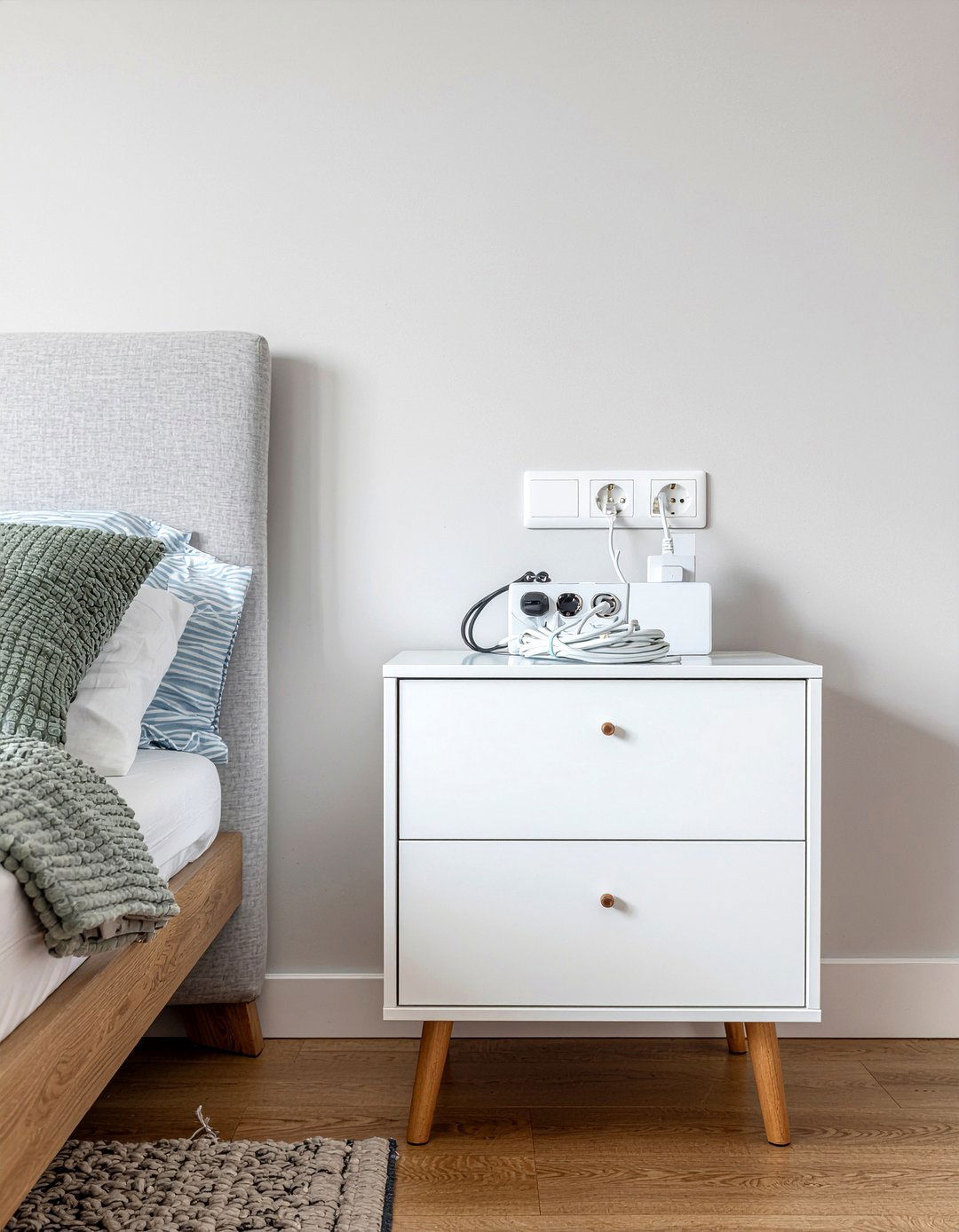 Cord Management - 30 bedroom hacks