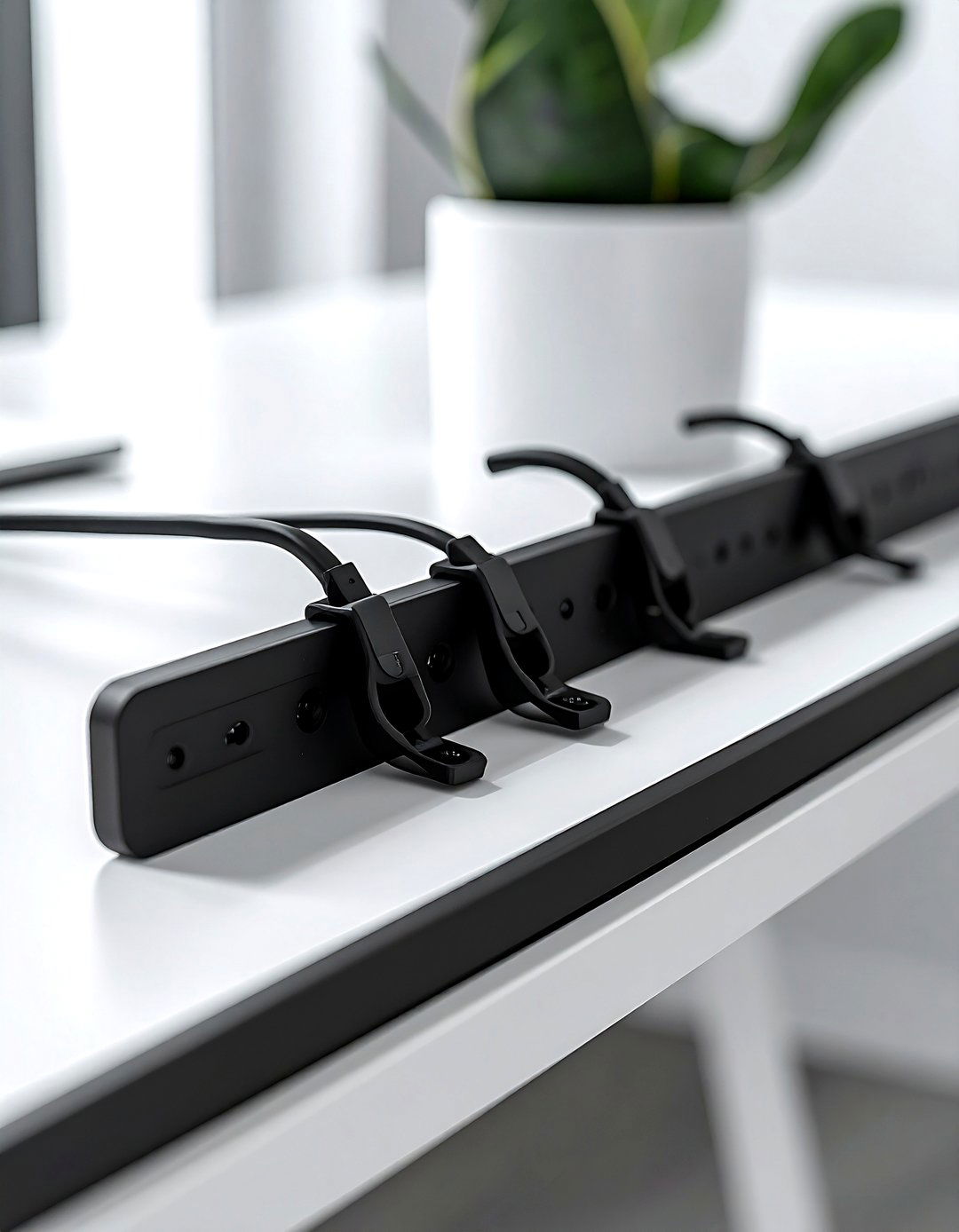 Cord clips - 30 home office organization ideas