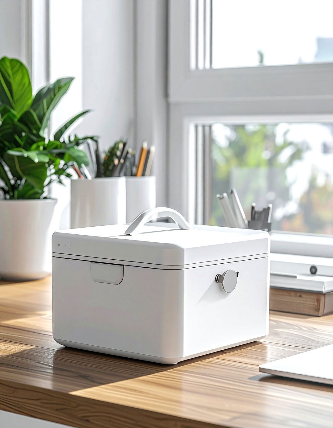 Cord management box - 30 low-maintenance decor ideas